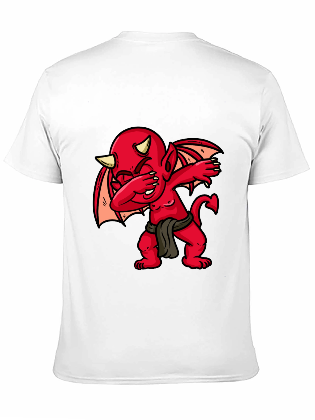 Dabbing Devil Graphic Tee - Mens Black T-Shirt