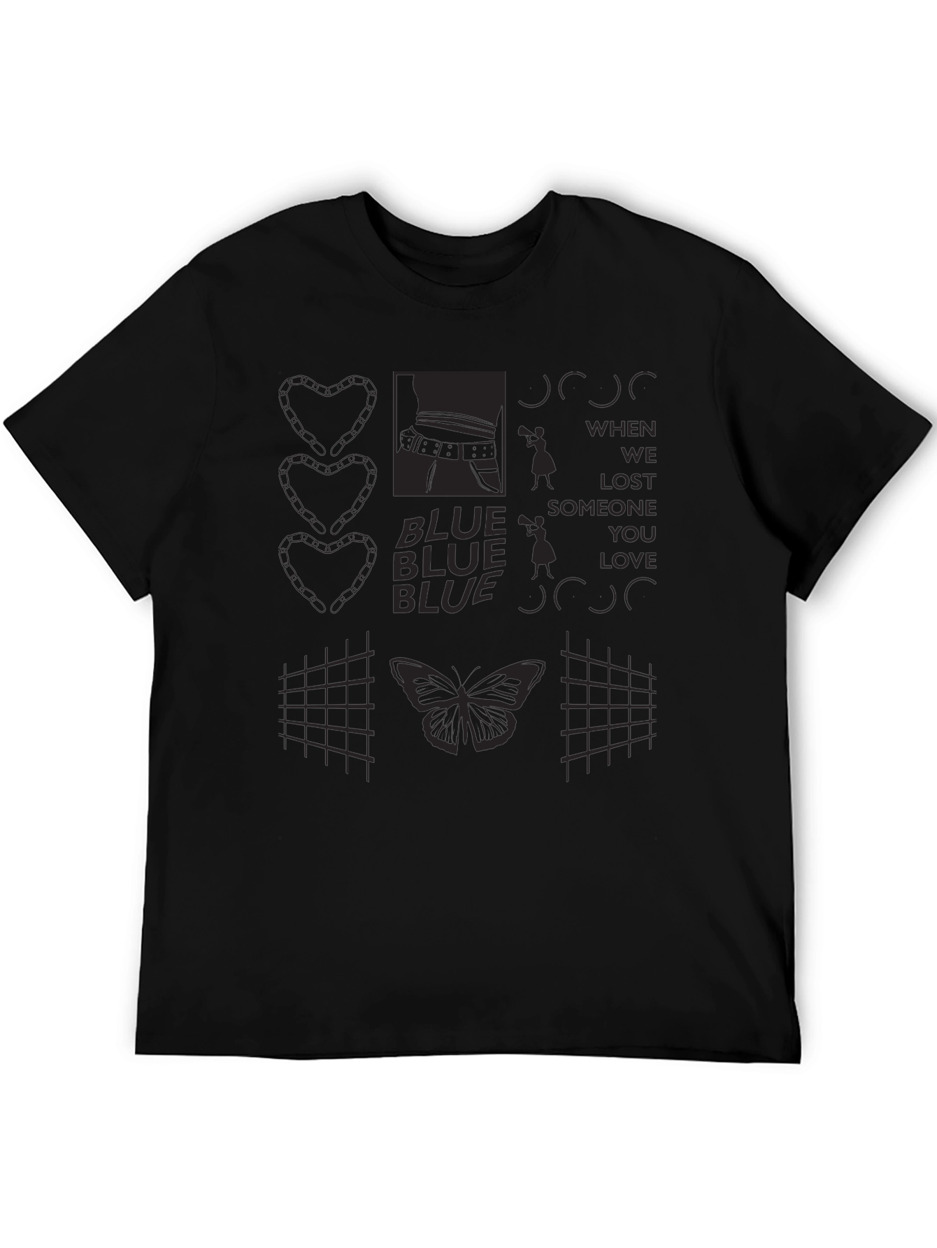 Graphic Tee: Abstract Butterfly Design
