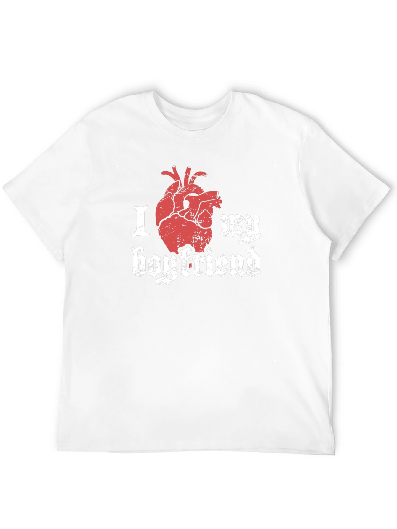 I Heart My Boyfriend T-Shirt - Novelty Graphic Tee