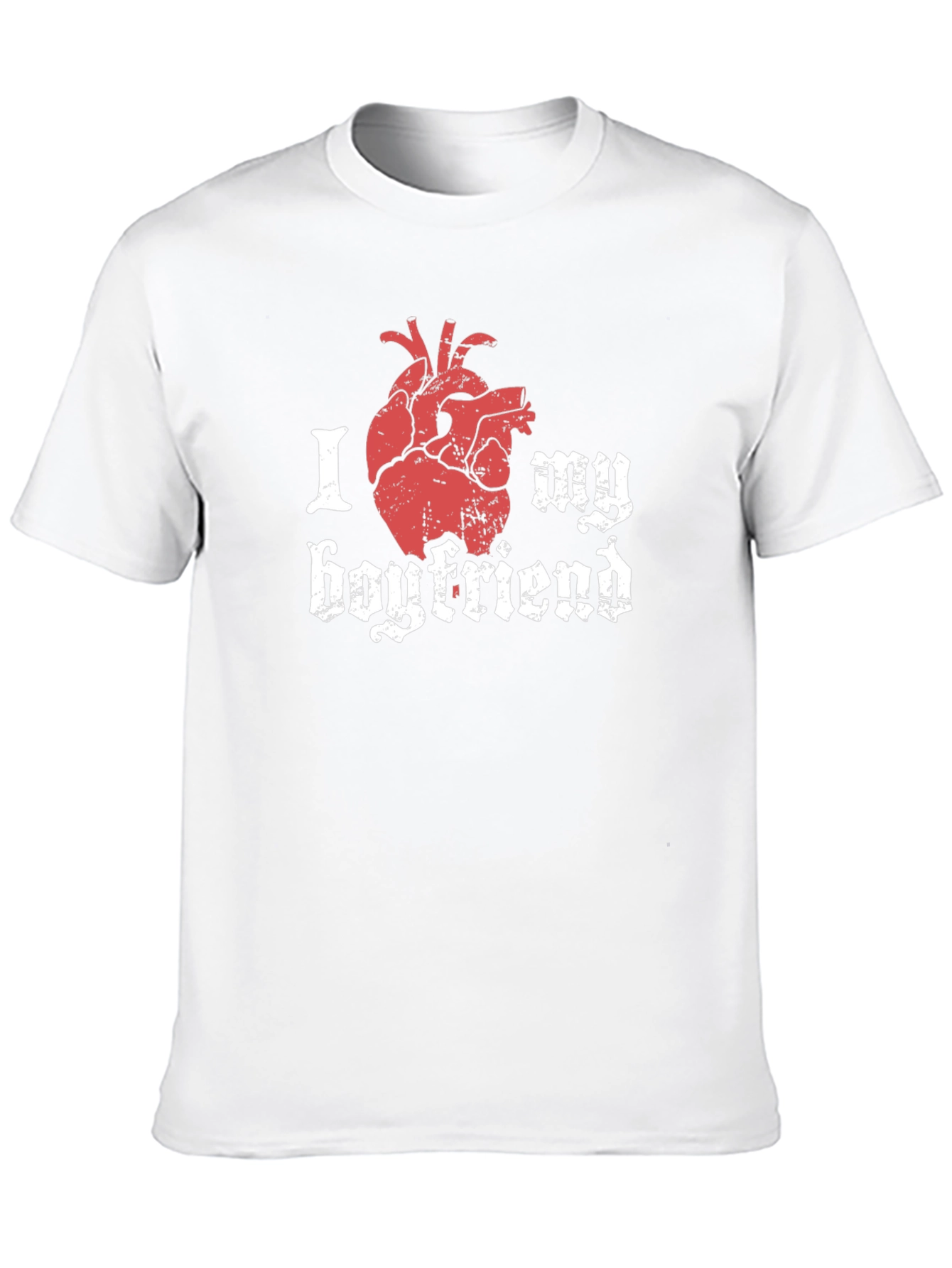 I Heart My Boyfriend T-Shirt - Novelty Graphic Tee