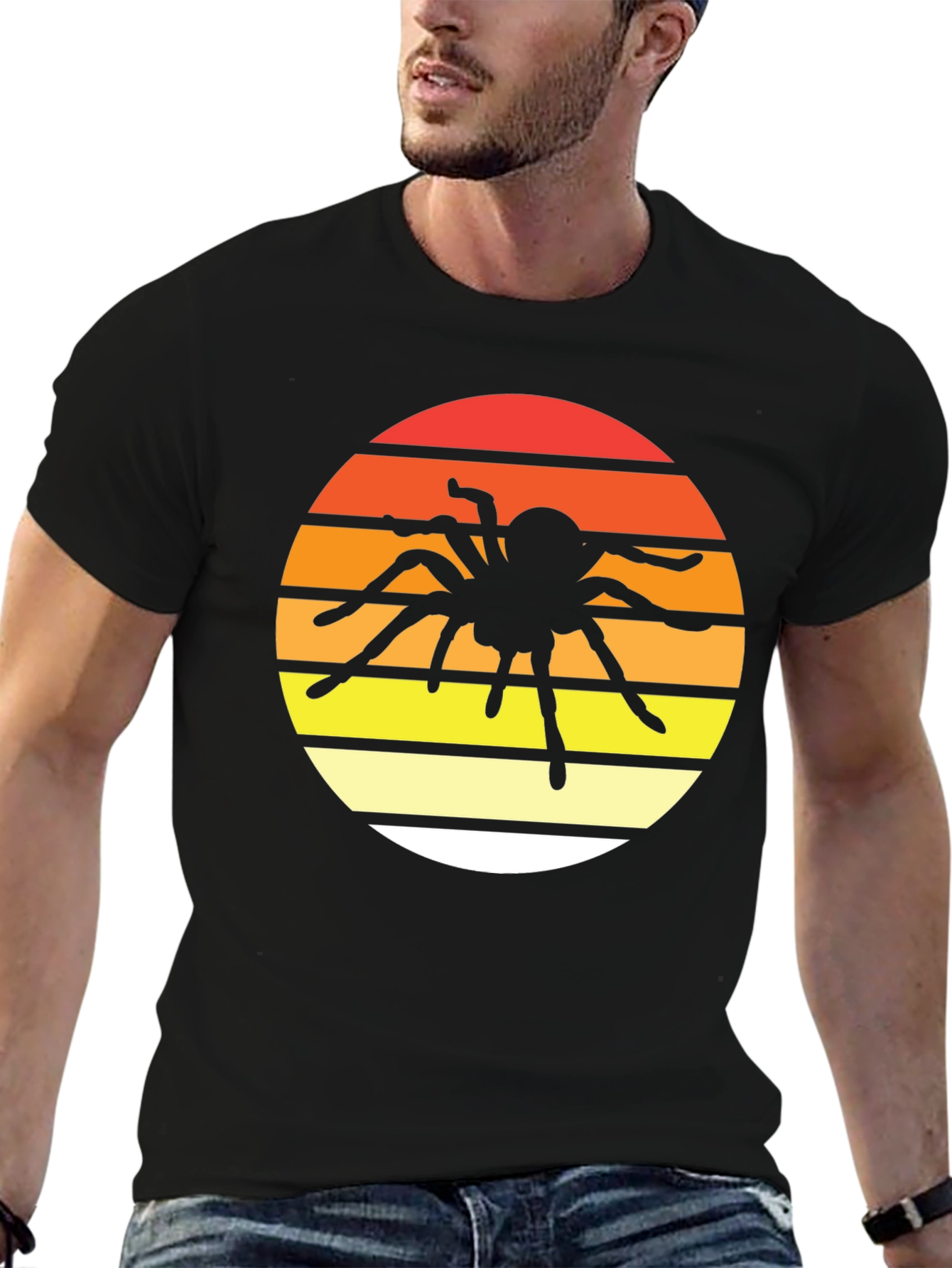 Spider Sunset Graphic Tee
