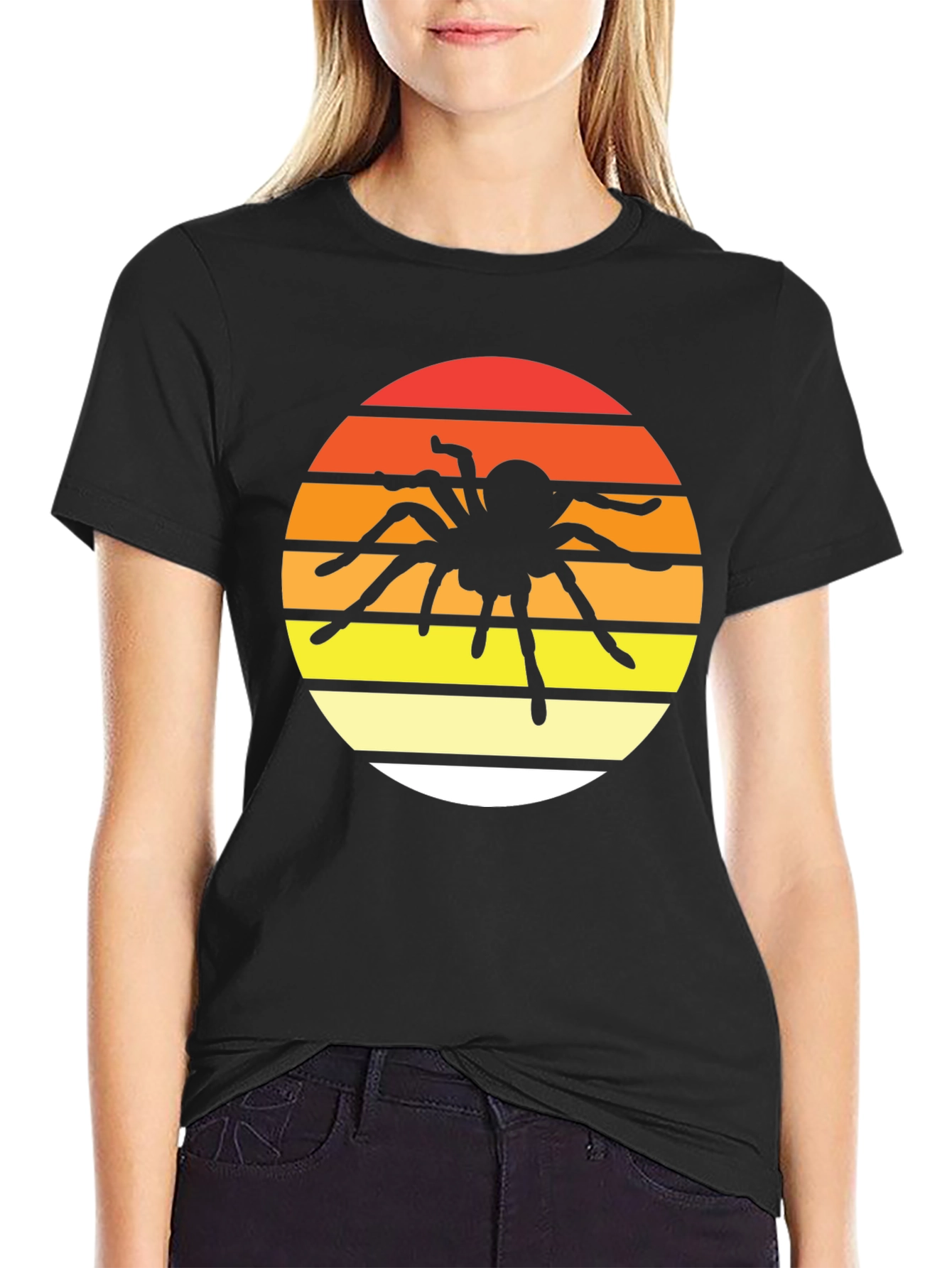 Spider Sunset Graphic Tee
