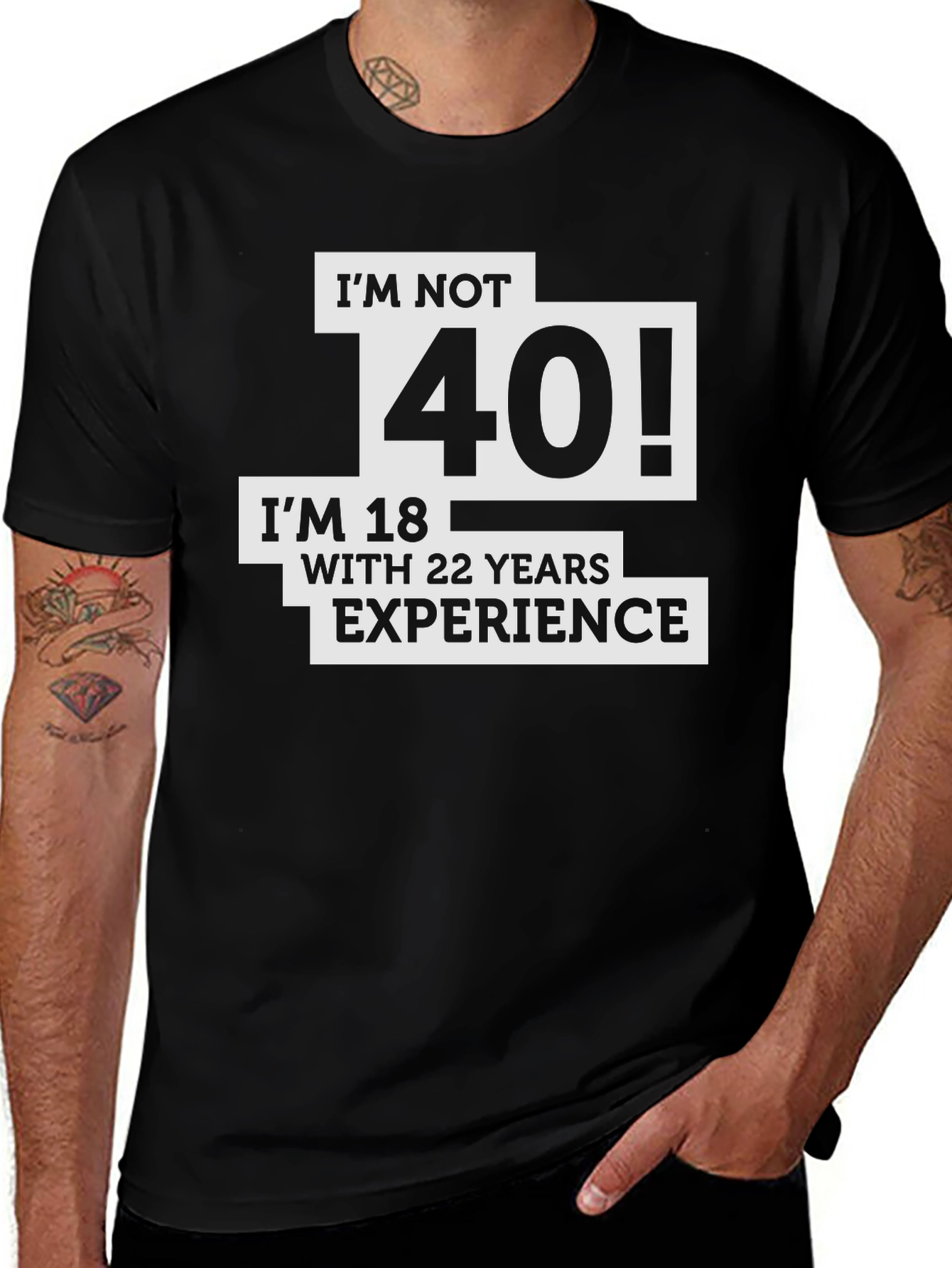 Funny 40th Birthday Graphic T-Shirt