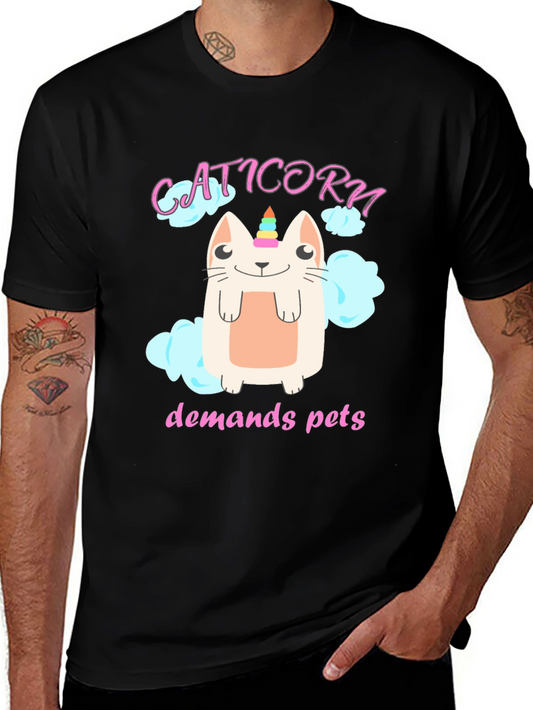 Cat Unicorn T-Shirt - Demands Pets