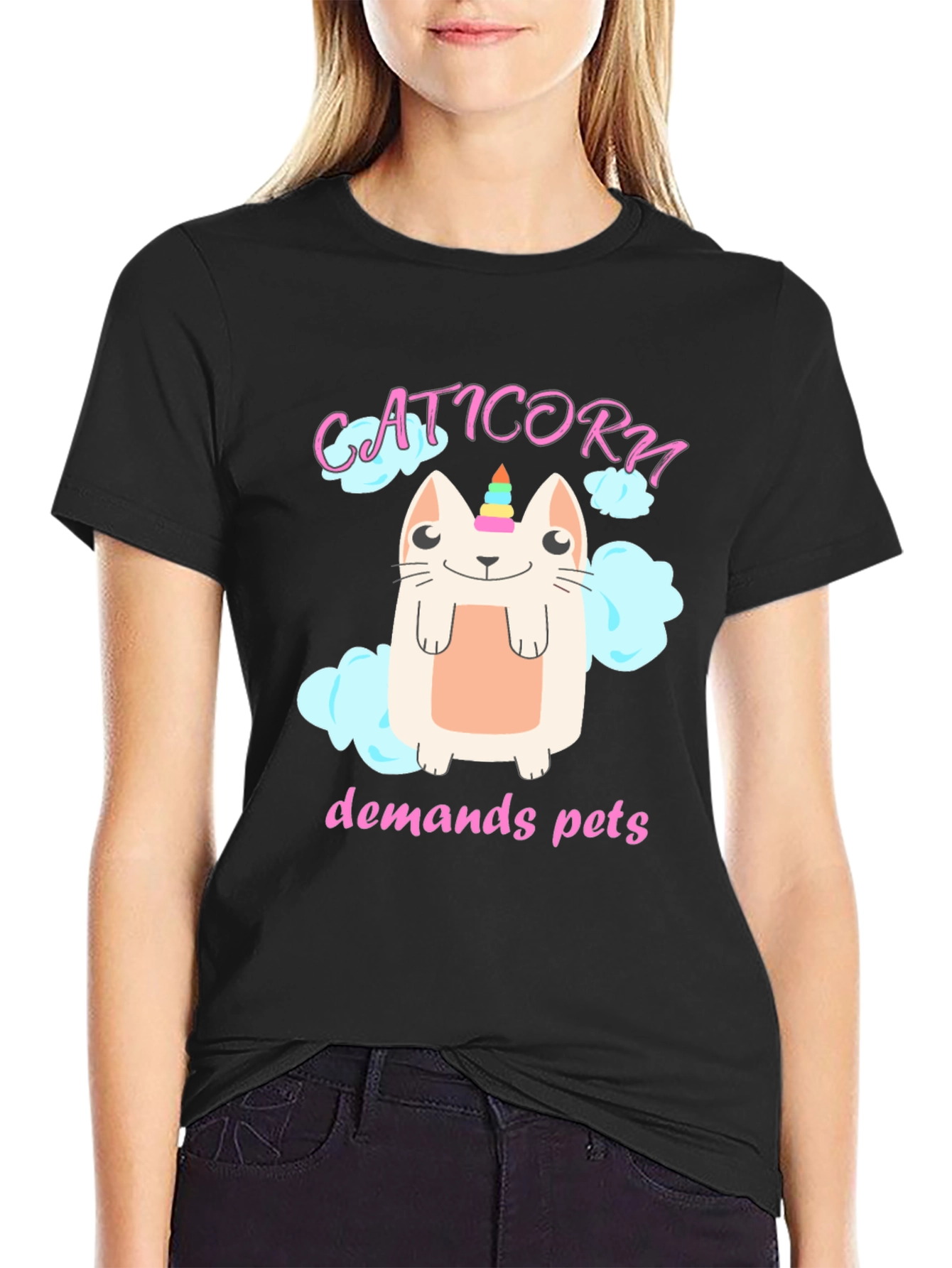 Cat Unicorn T-Shirt - Demands Pets