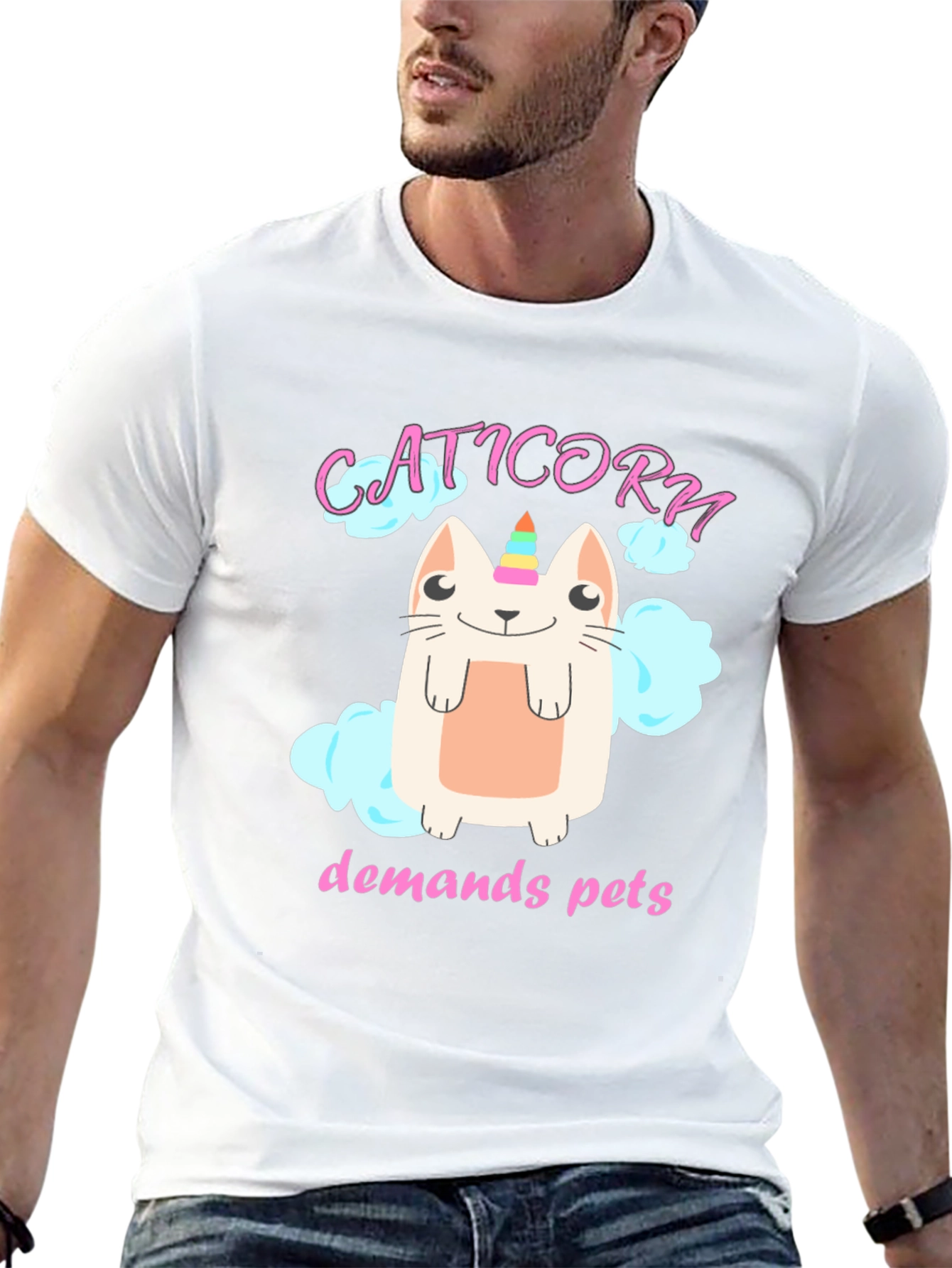 Cat Unicorn T-Shirt - Demands Pets