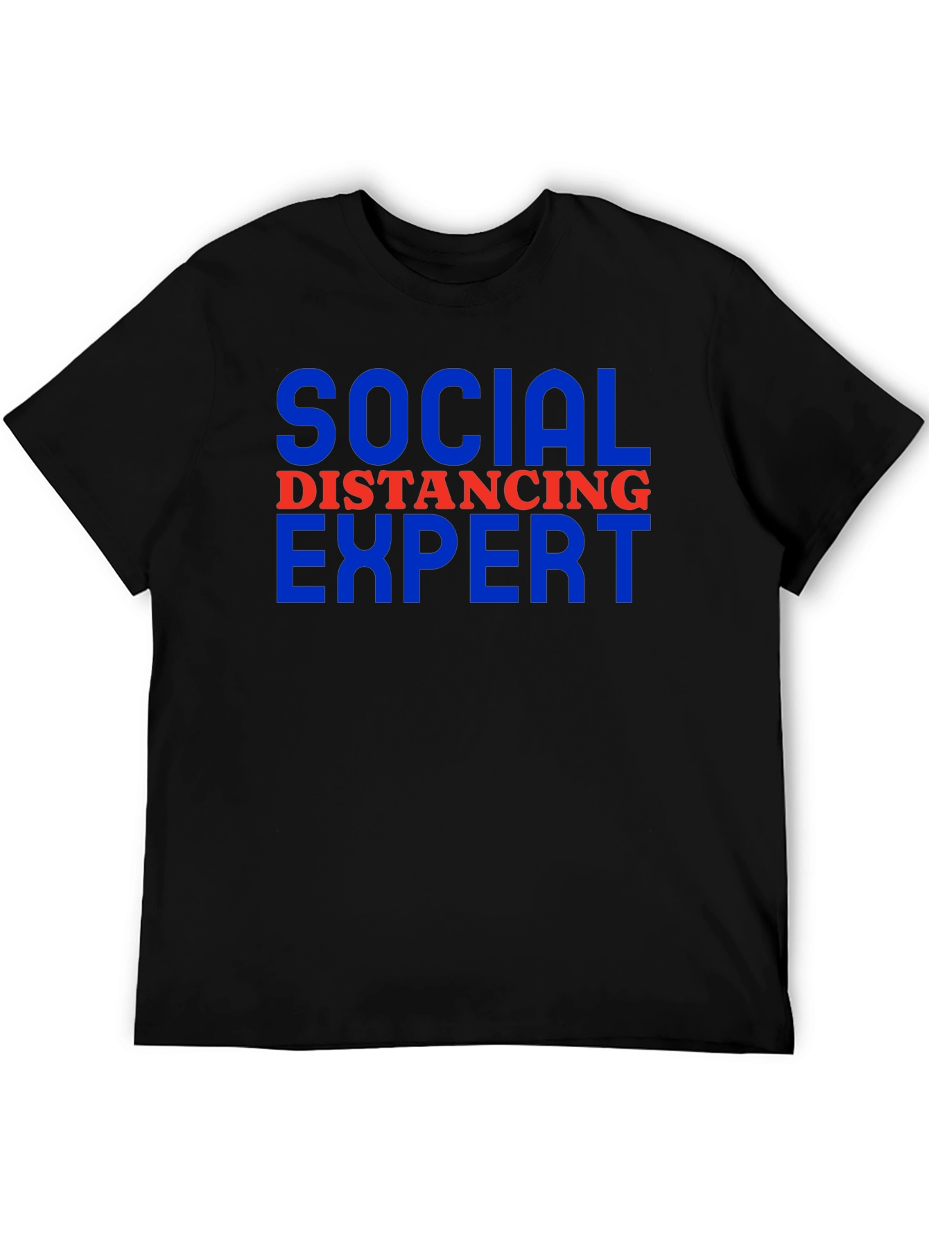 Social Distancing Expert T-Shirt Funny Slogan Tee