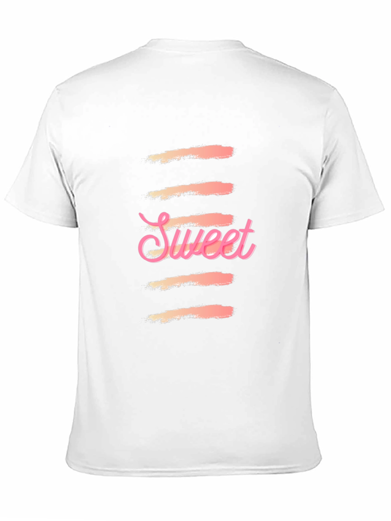 Sweet Graphic Print Black T-Shirt