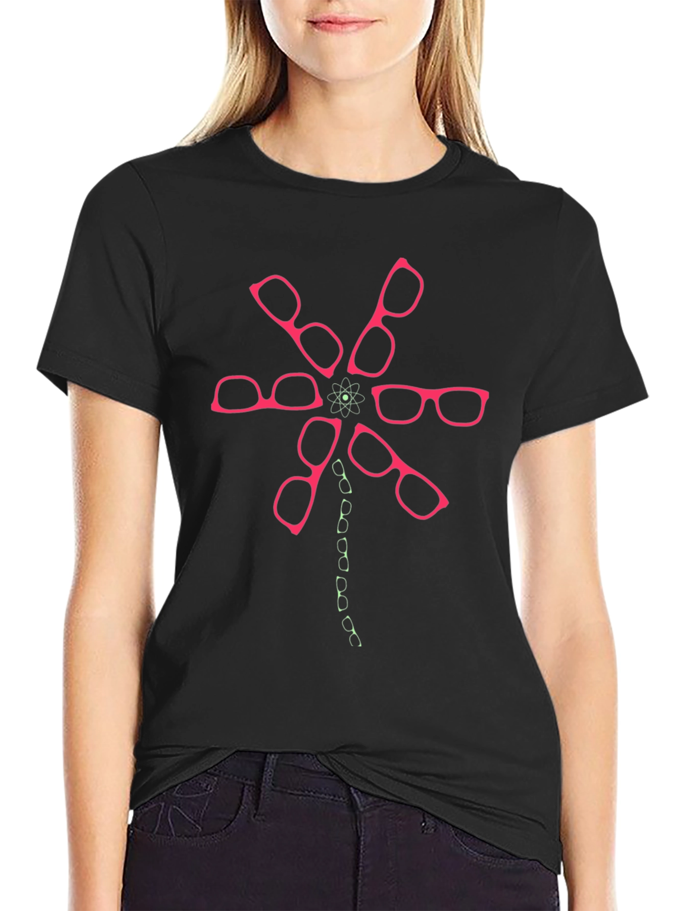 Funky Specs Flower T-Shirt