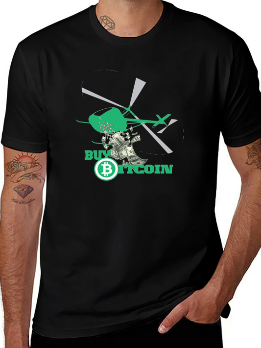 Buy Bitcoin Black Graphic Tee Shirt