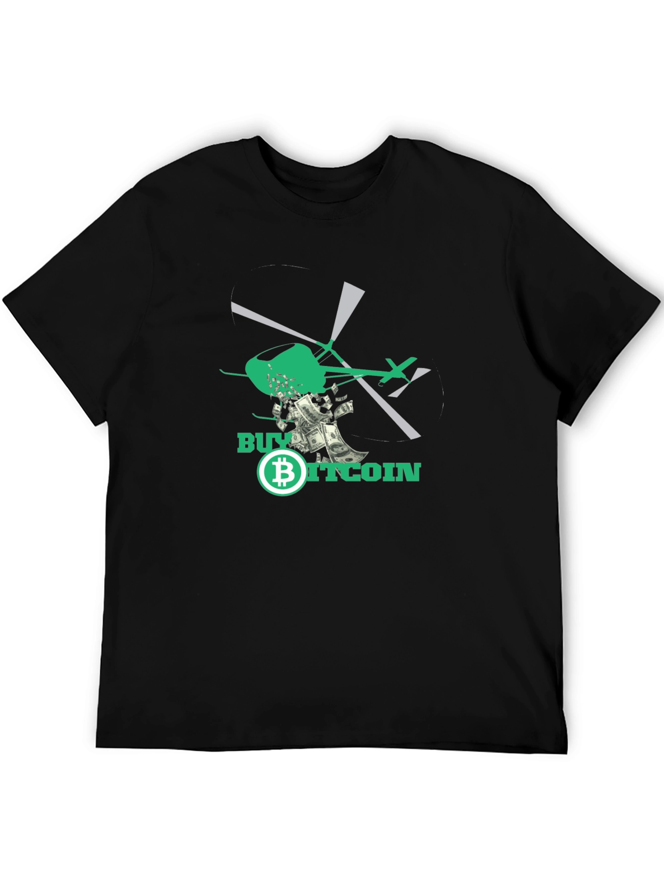 Buy Bitcoin Black Graphic Tee Shirt