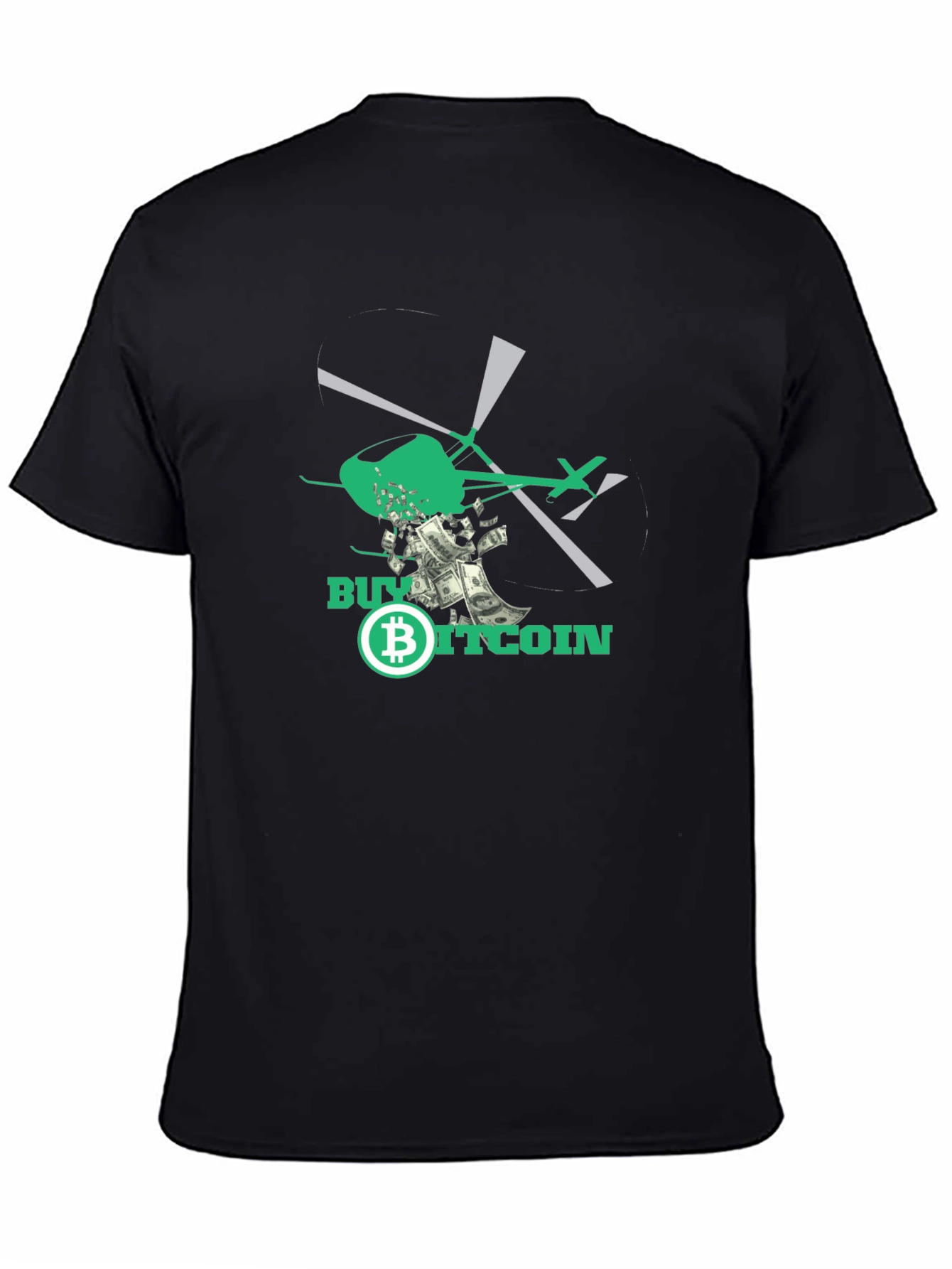 Buy Bitcoin Black Graphic Tee Shirt