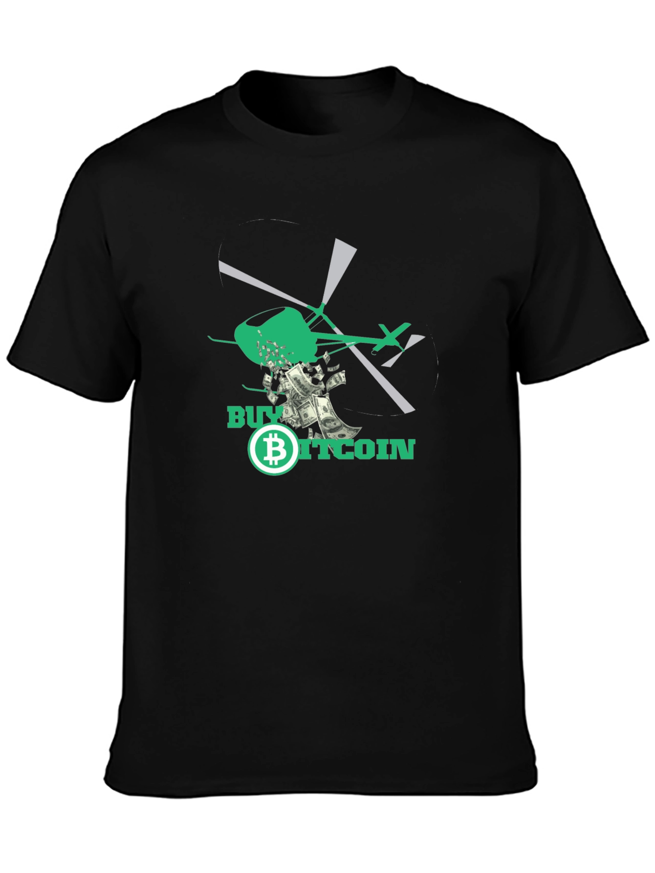 Buy Bitcoin Black Graphic Tee Shirt