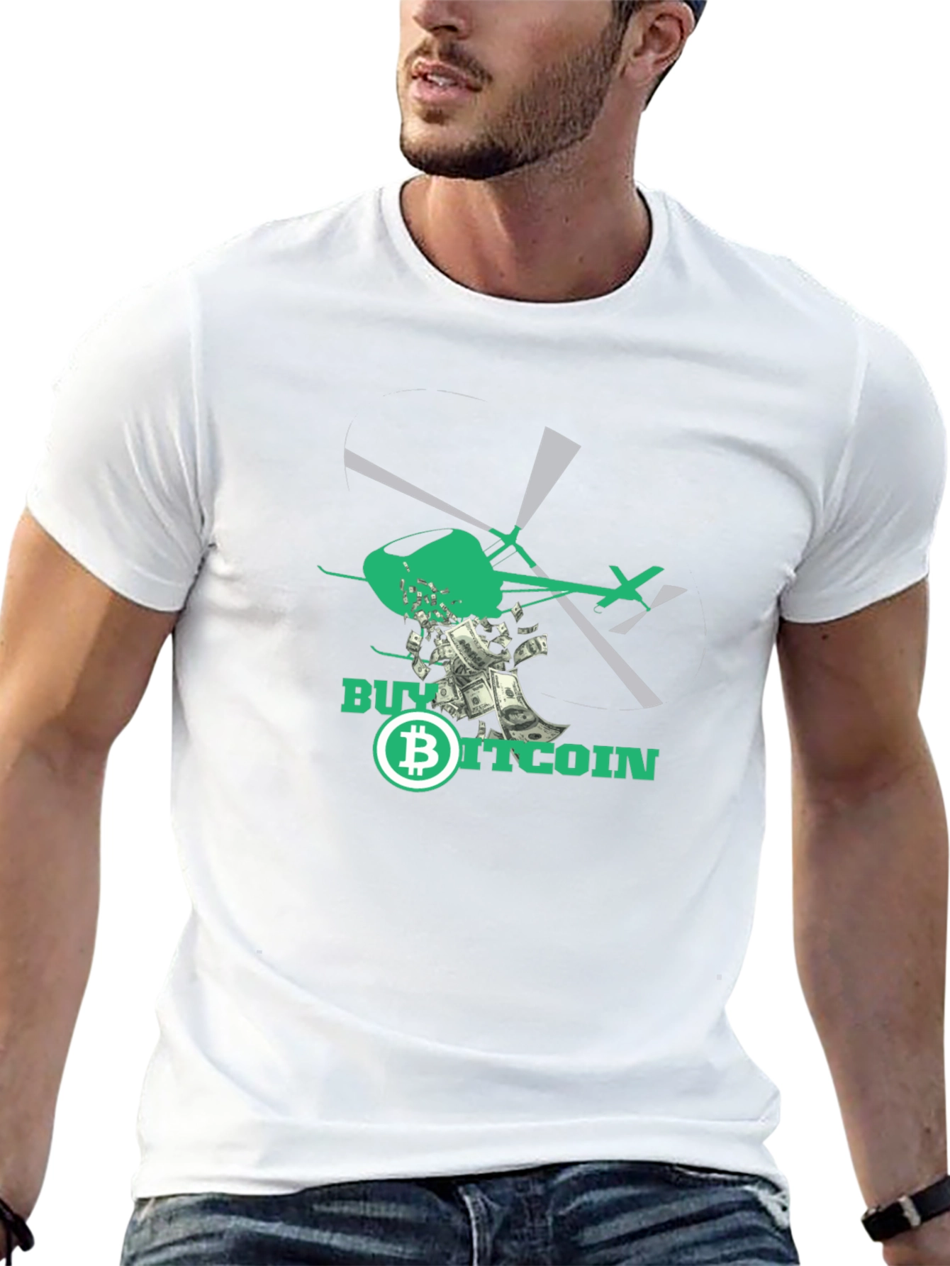 Buy Bitcoin Black Graphic Tee Shirt