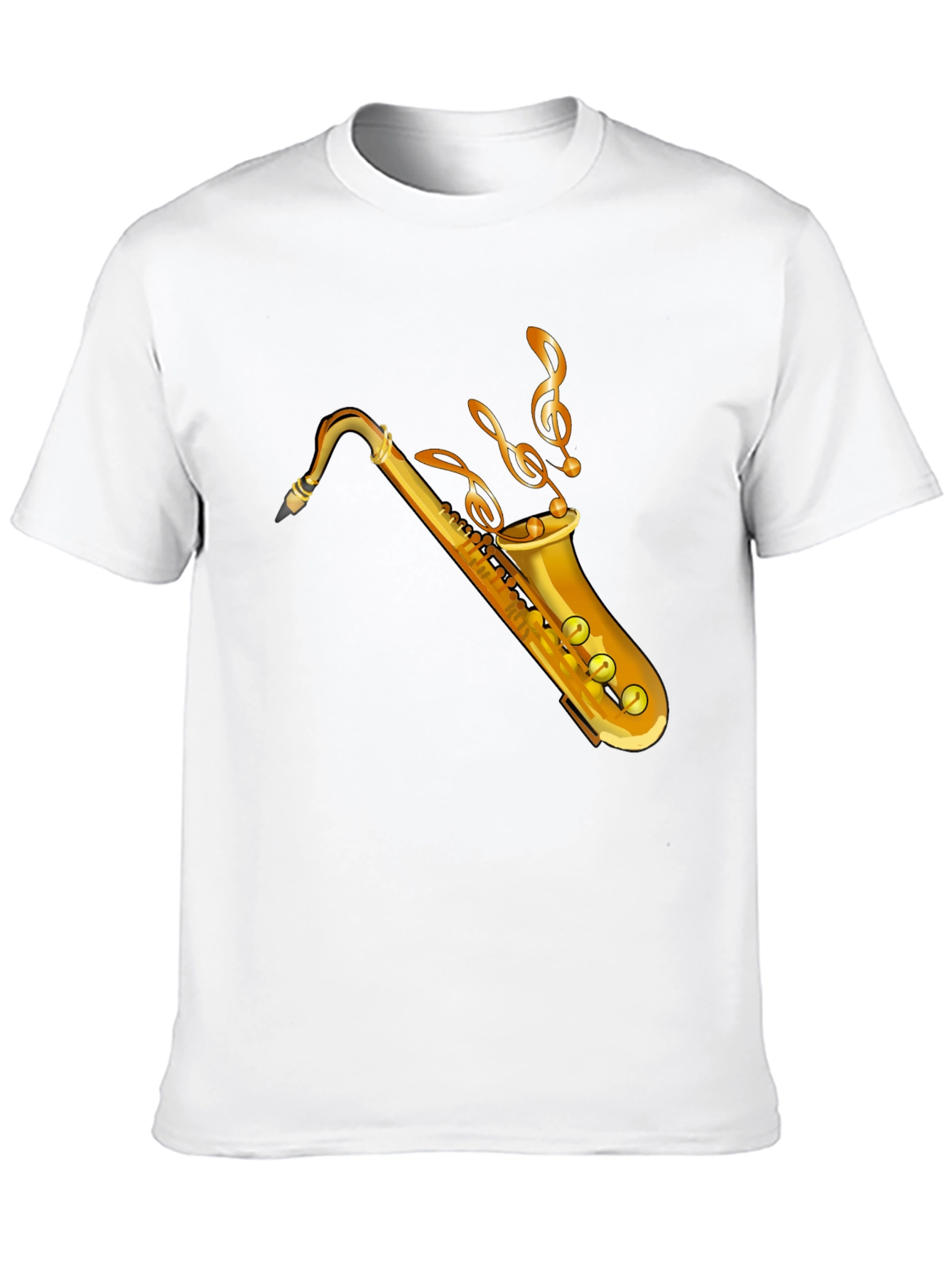 Saxophone Graphic Tee - Black