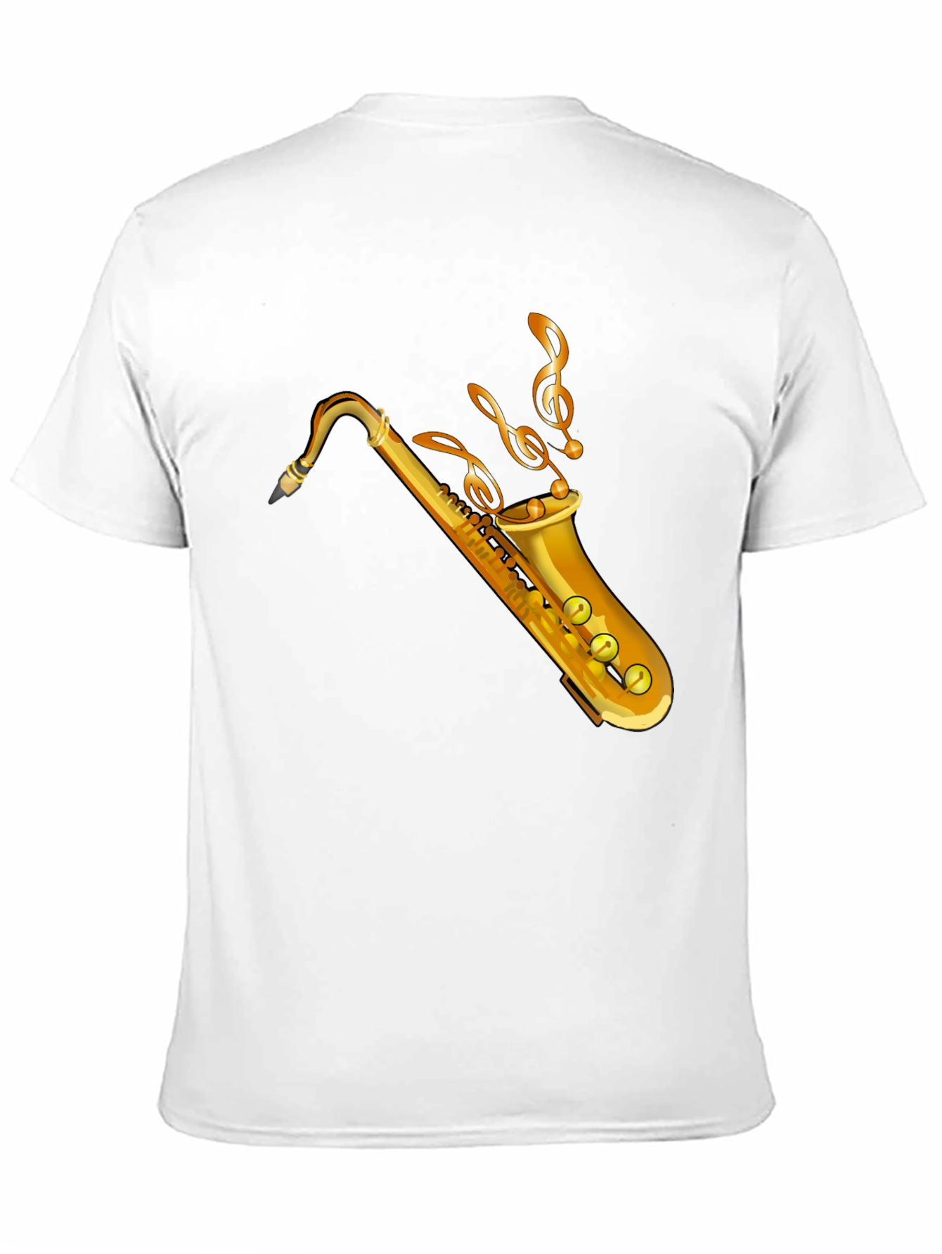 Saxophone Graphic Tee - Black