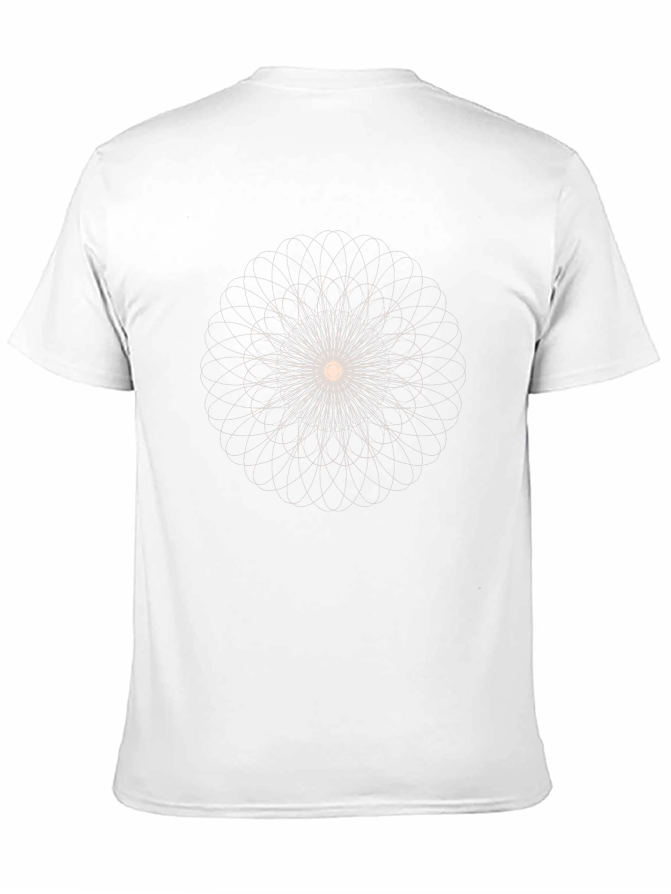 Geometric Mandala Graphic Tee - Classic Black T-Shirt