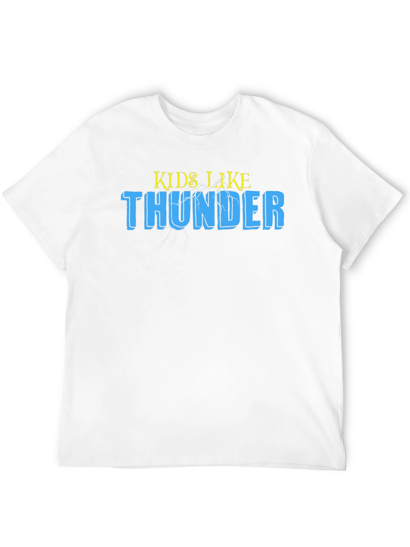 Kids Like Thunder Black Graphic T-Shirt