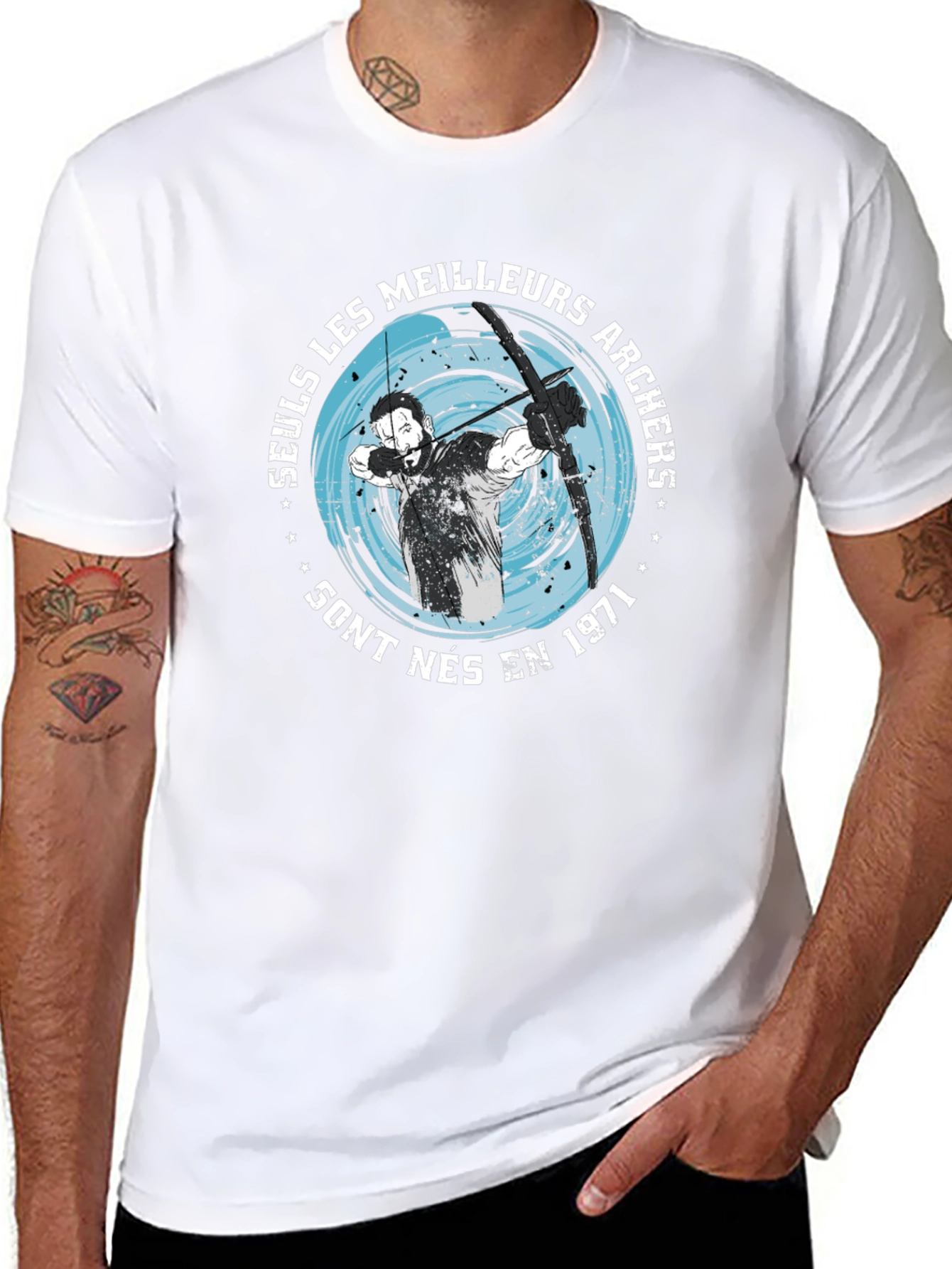 Archers Born in 1971 Black T-Shirt