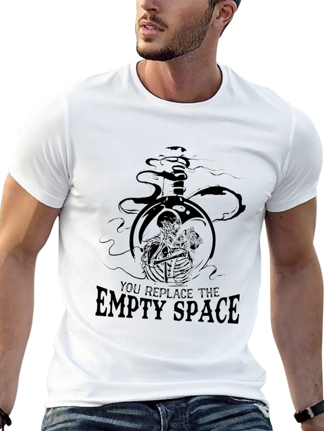 Dark Romance Graphic Tee - Empty Space Design
