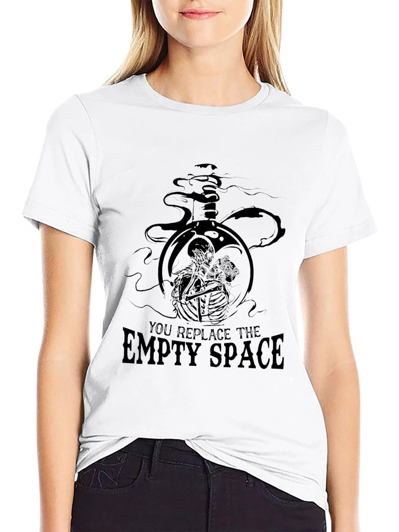 Dark Romance Graphic Tee - Empty Space Design