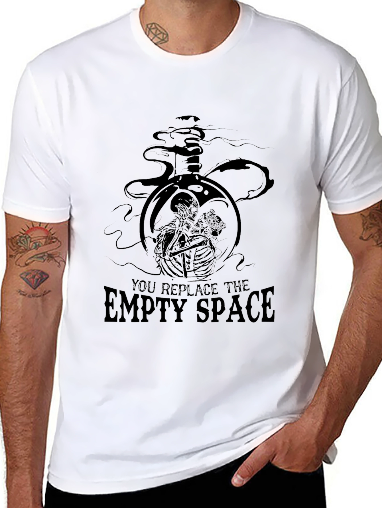 Dark Romance Graphic Tee - Empty Space Design