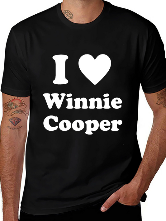 I Heart Winnie Cooper Black T-Shirt