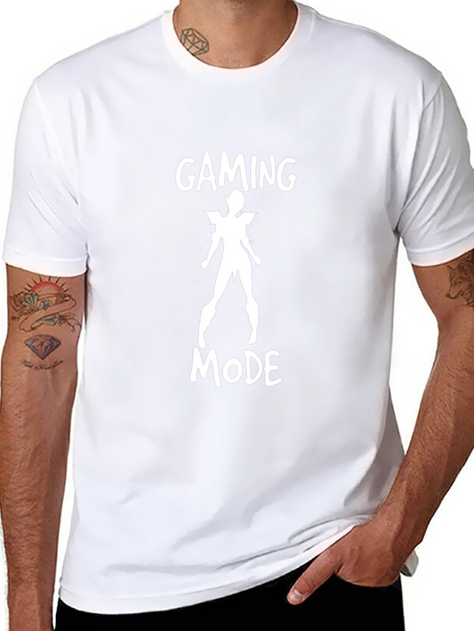 Gaming Mode T-Shirt - Gamer Silhouette Graphic Tee