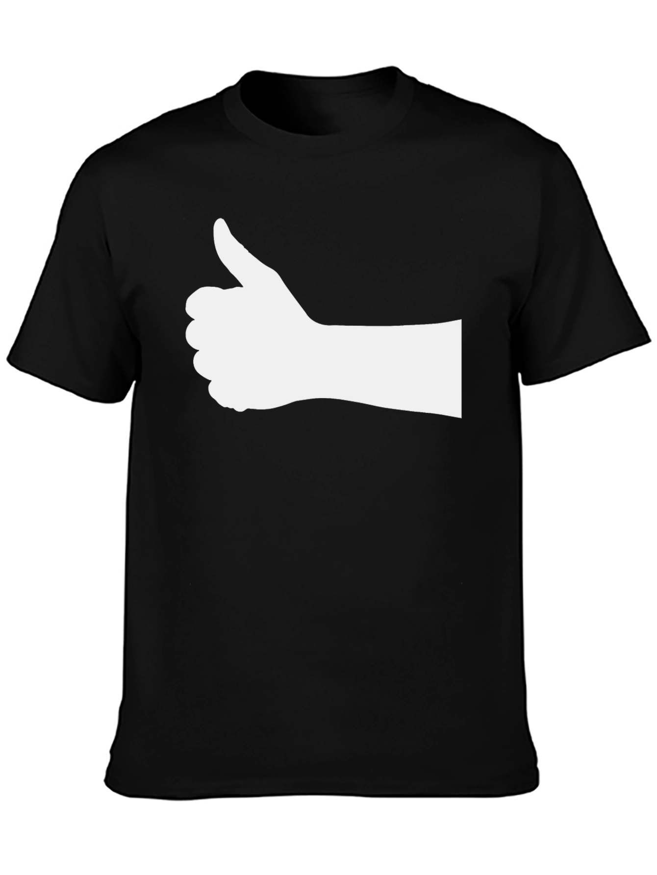 Thumbs Up Graphic Black T-Shirt