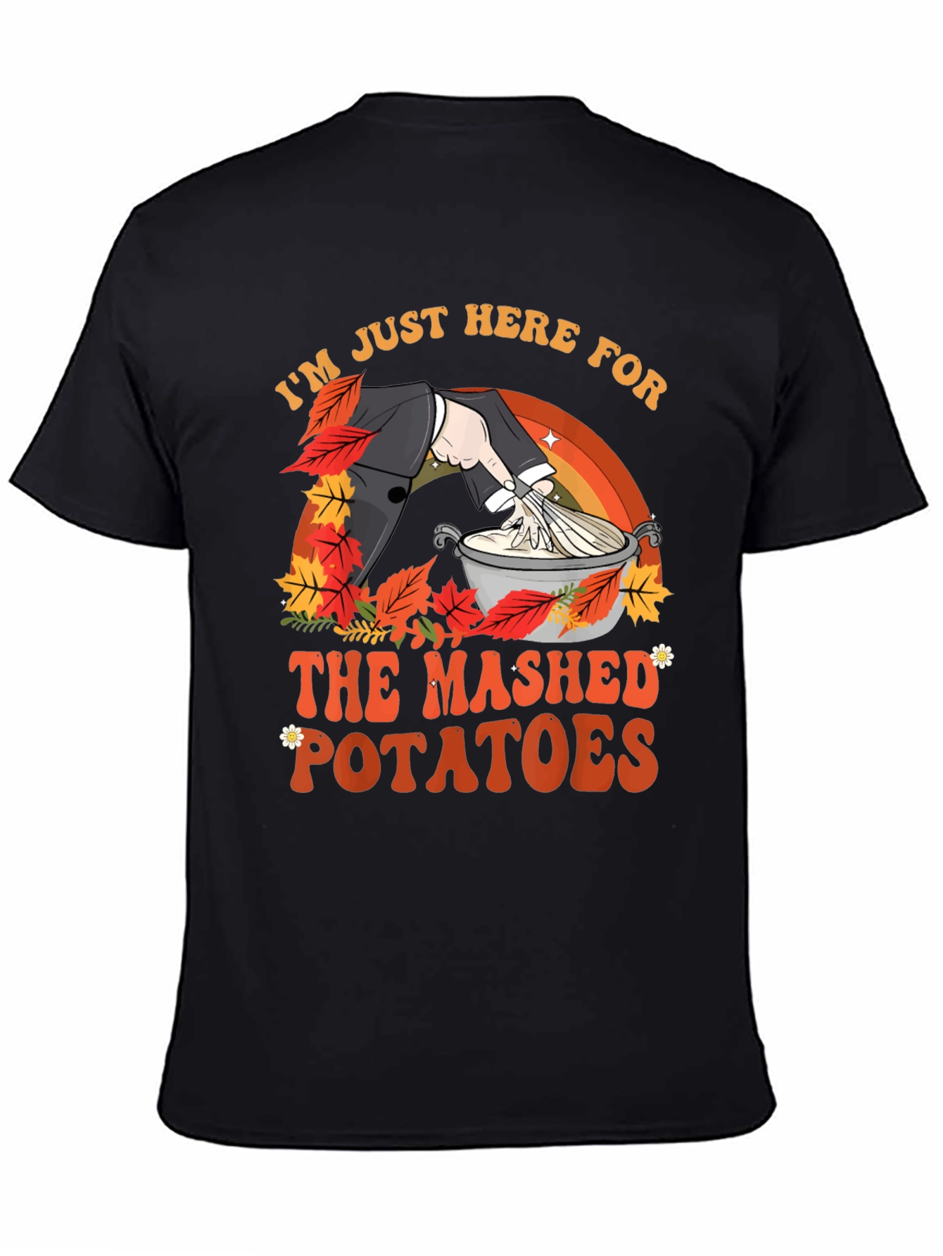 Mashed Potatoes T-Shirt - Thanksgiving Festive Apparel