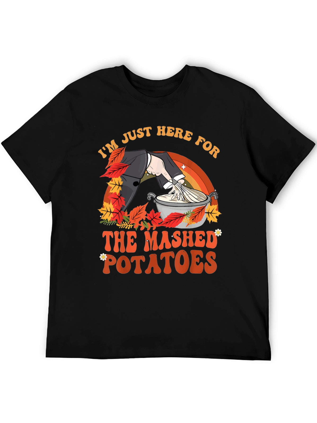 Mashed Potatoes T-Shirt - Thanksgiving Festive Apparel