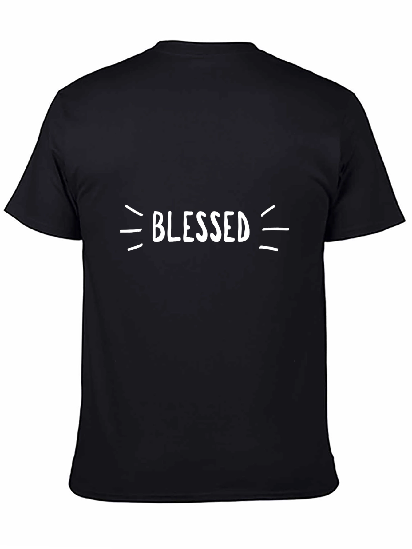 Blessed Graphic T-Shirt - Casual Black Tee
