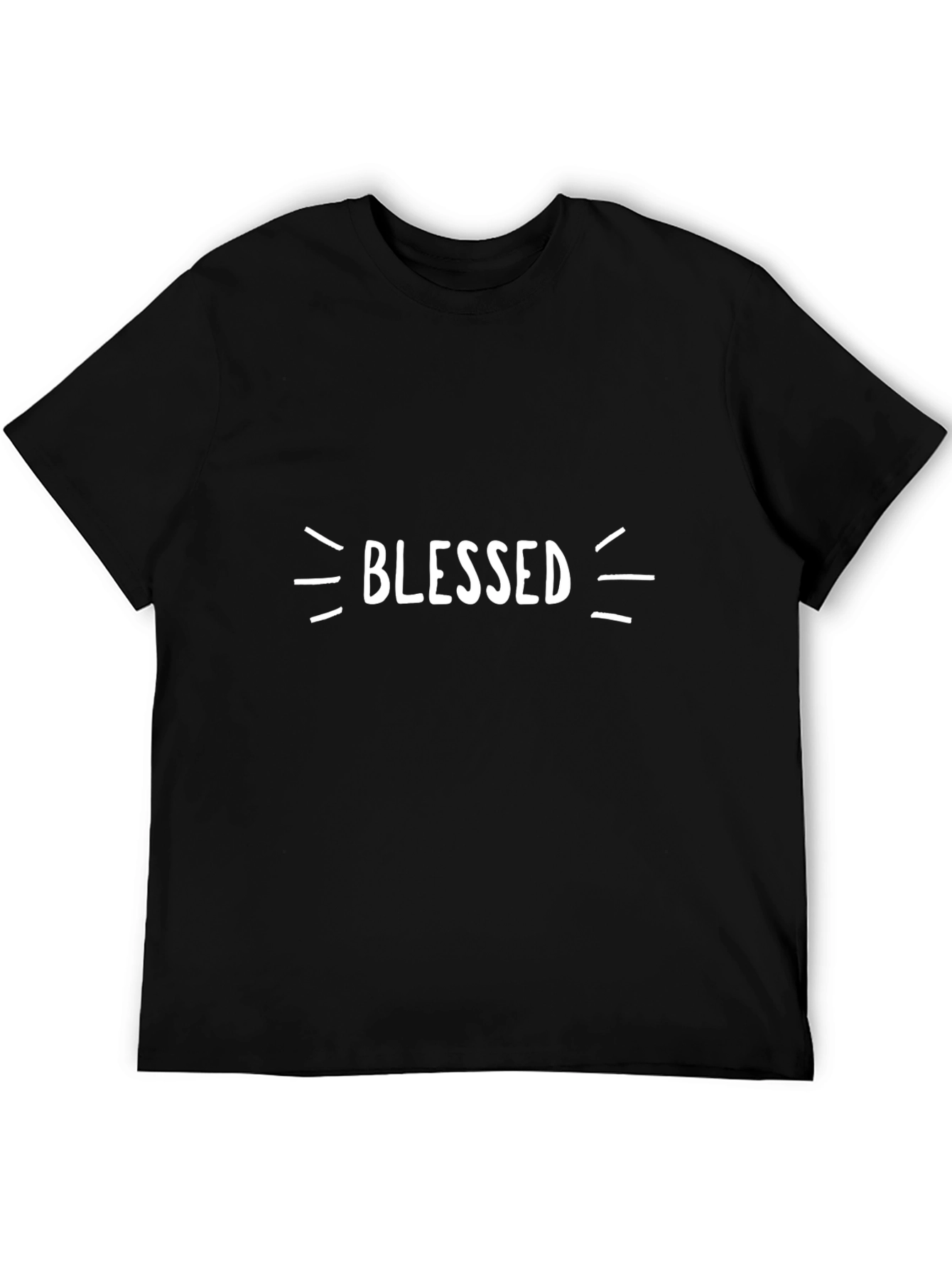 Blessed Graphic T-Shirt - Casual Black Tee