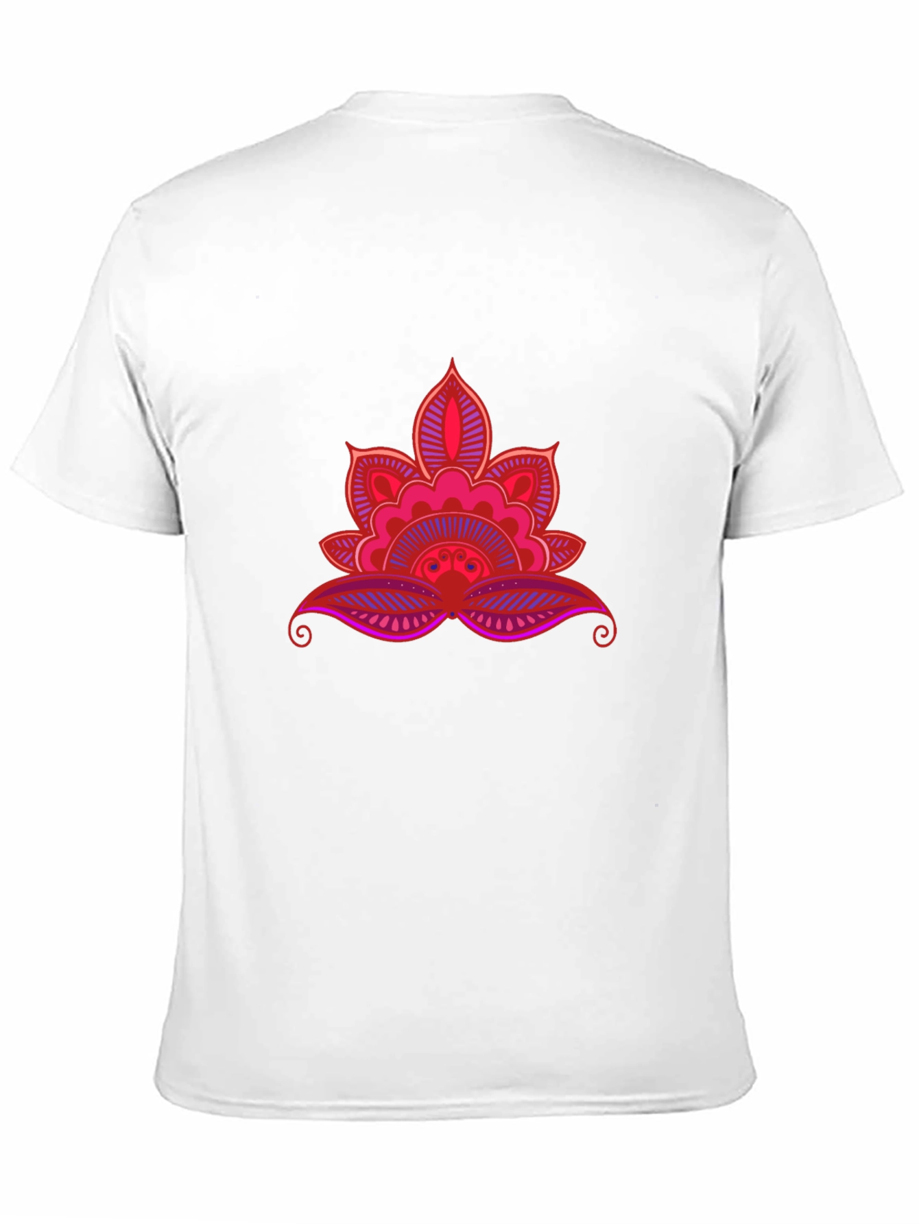 Lotus Mandala Graphic Black Tee