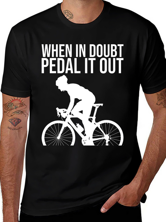Pedal It Out Graphic Tee - Cyclist T-Shirt