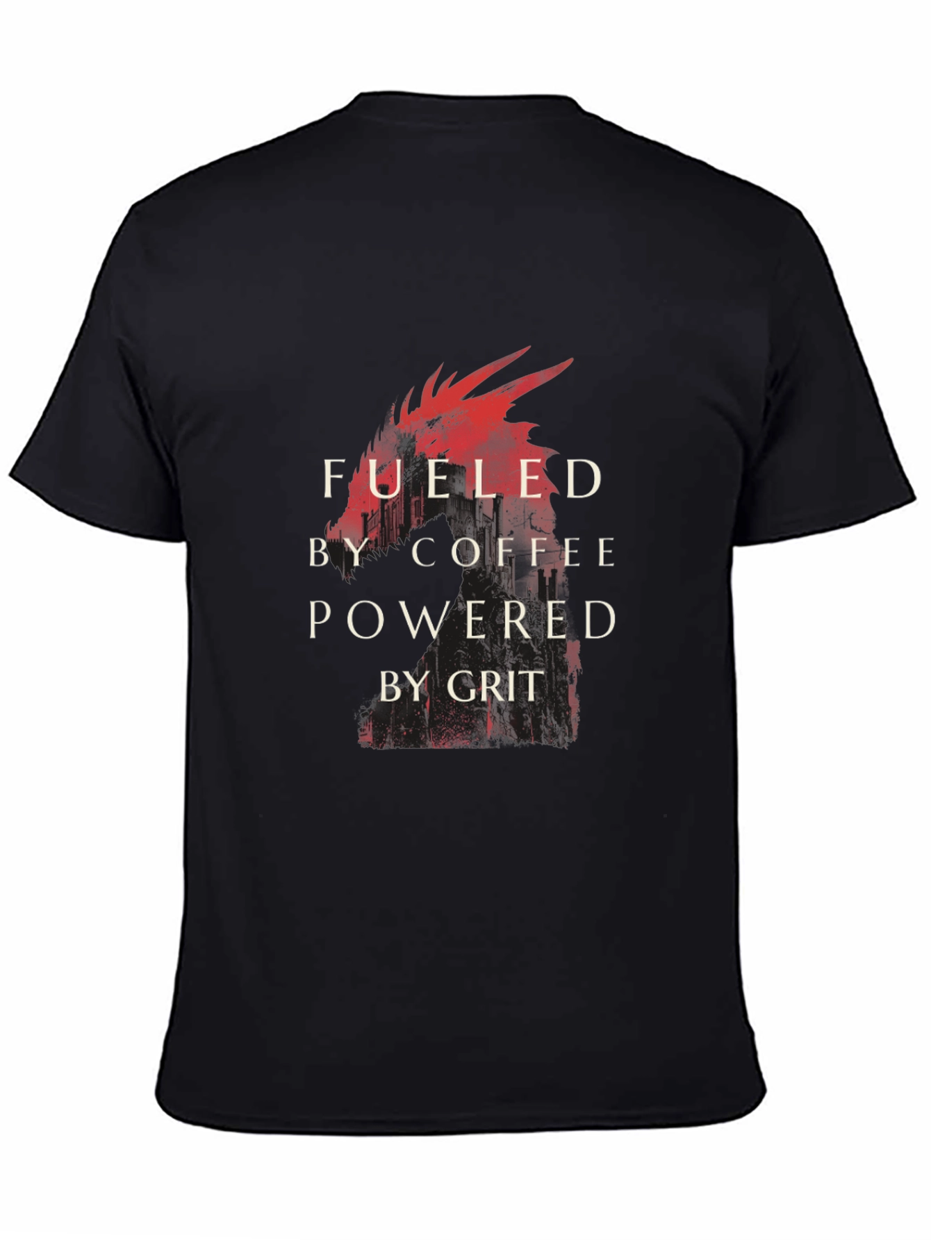 Fueled by Coffee Powered by Grit Graphic Tee