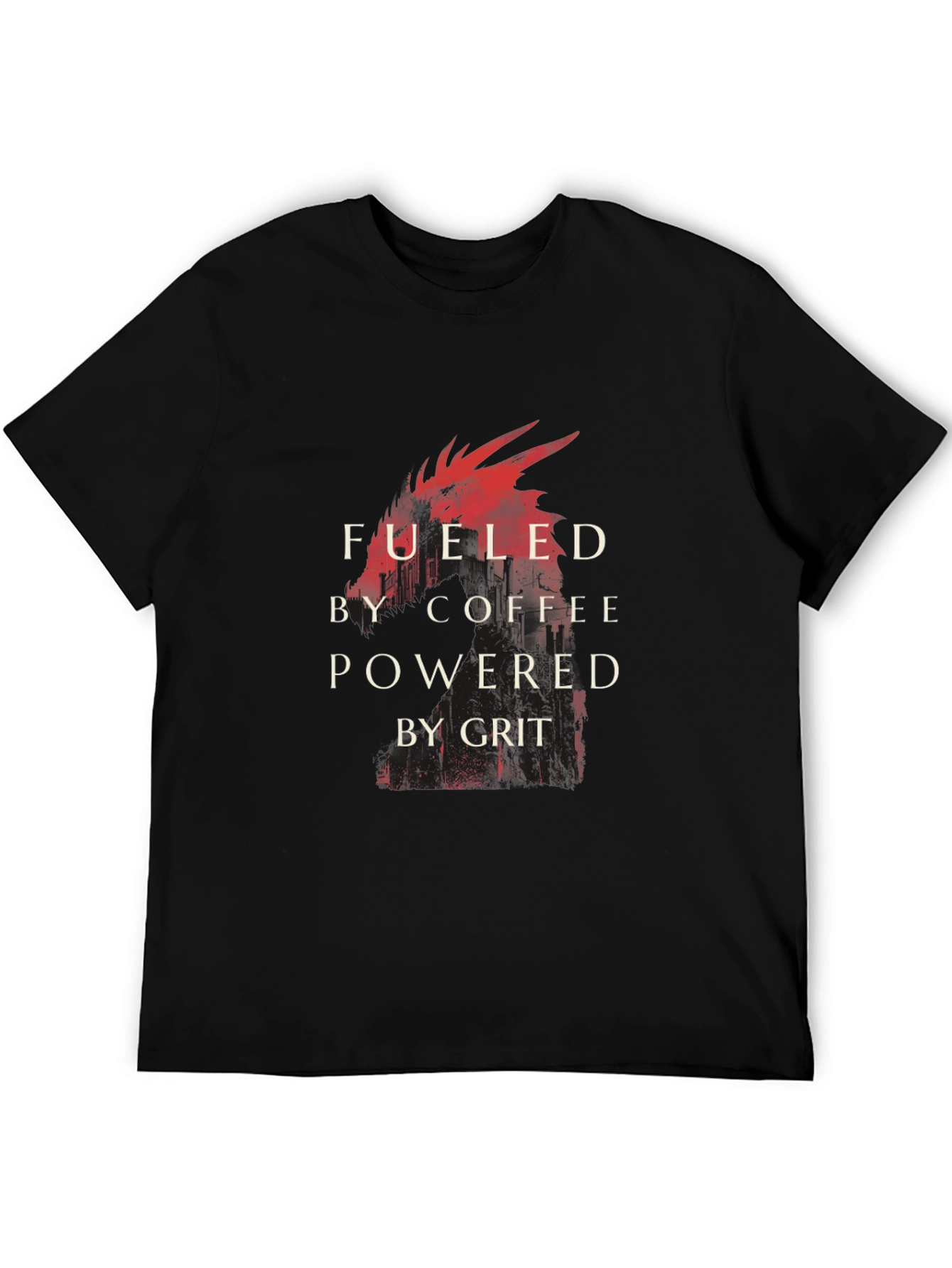 Fueled by Coffee Powered by Grit Graphic Tee