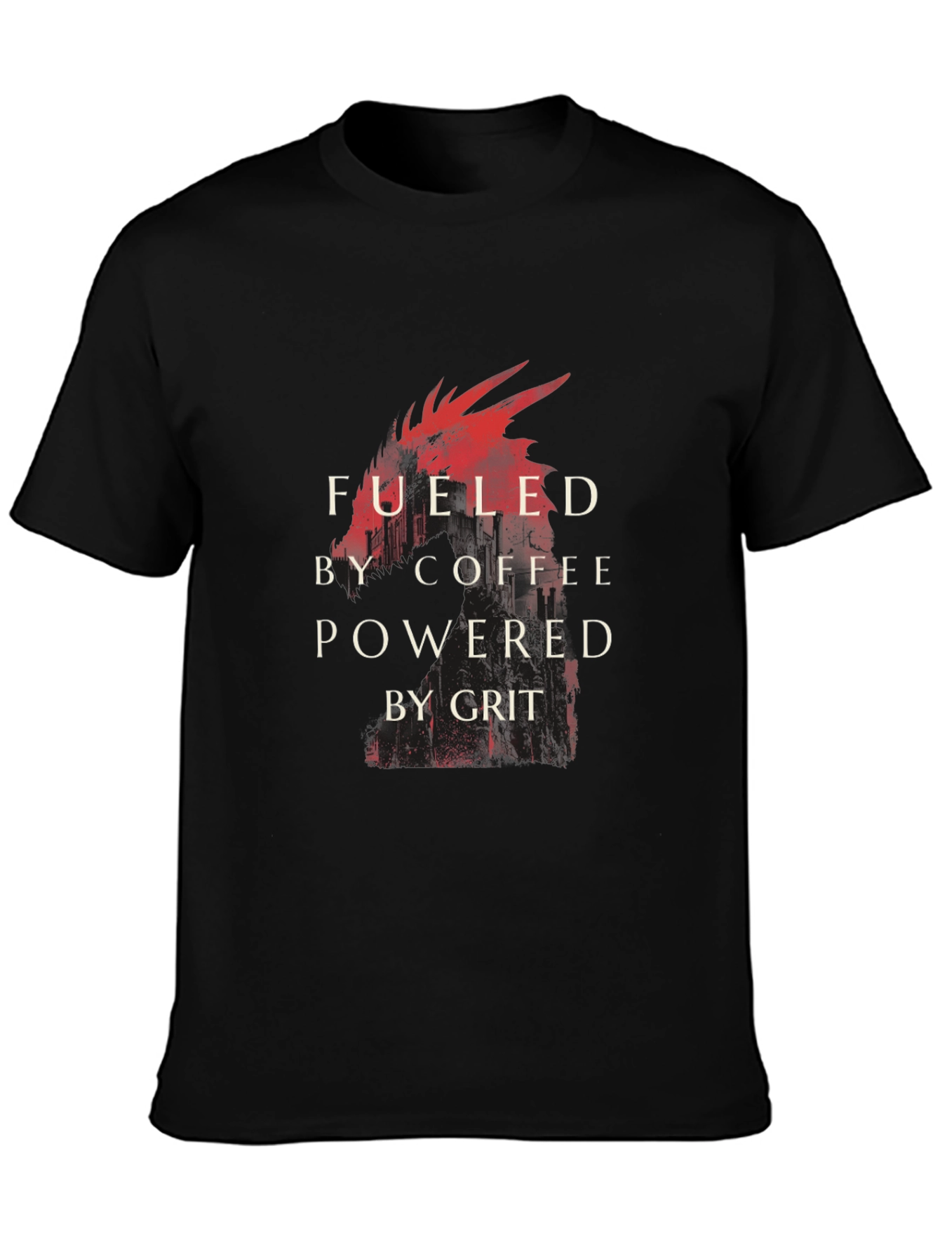 Fueled by Coffee Powered by Grit Graphic Tee