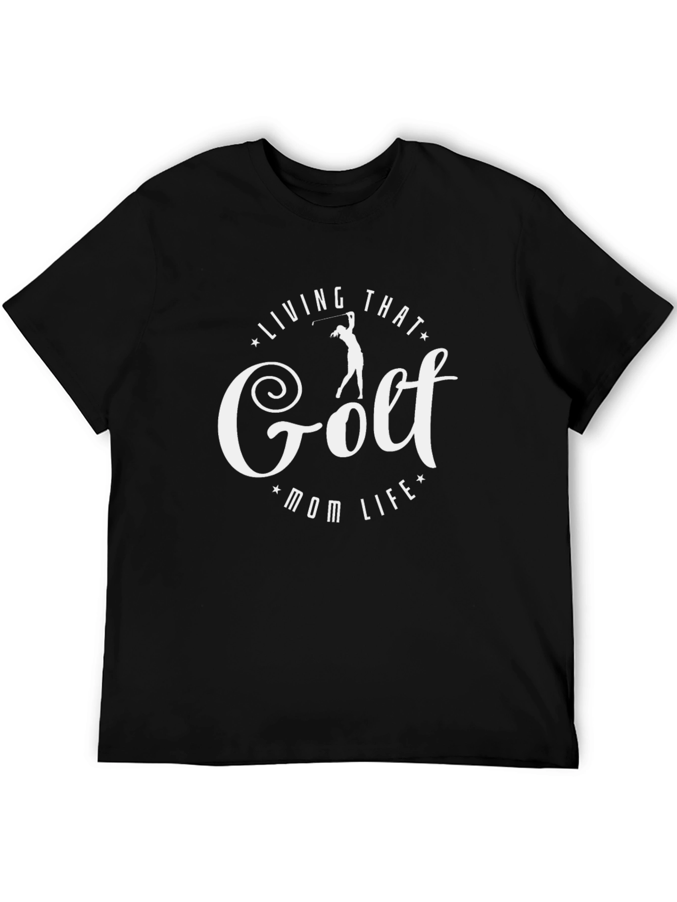 Golf Mom Life Tee - Trendy Graphic T-Shirt