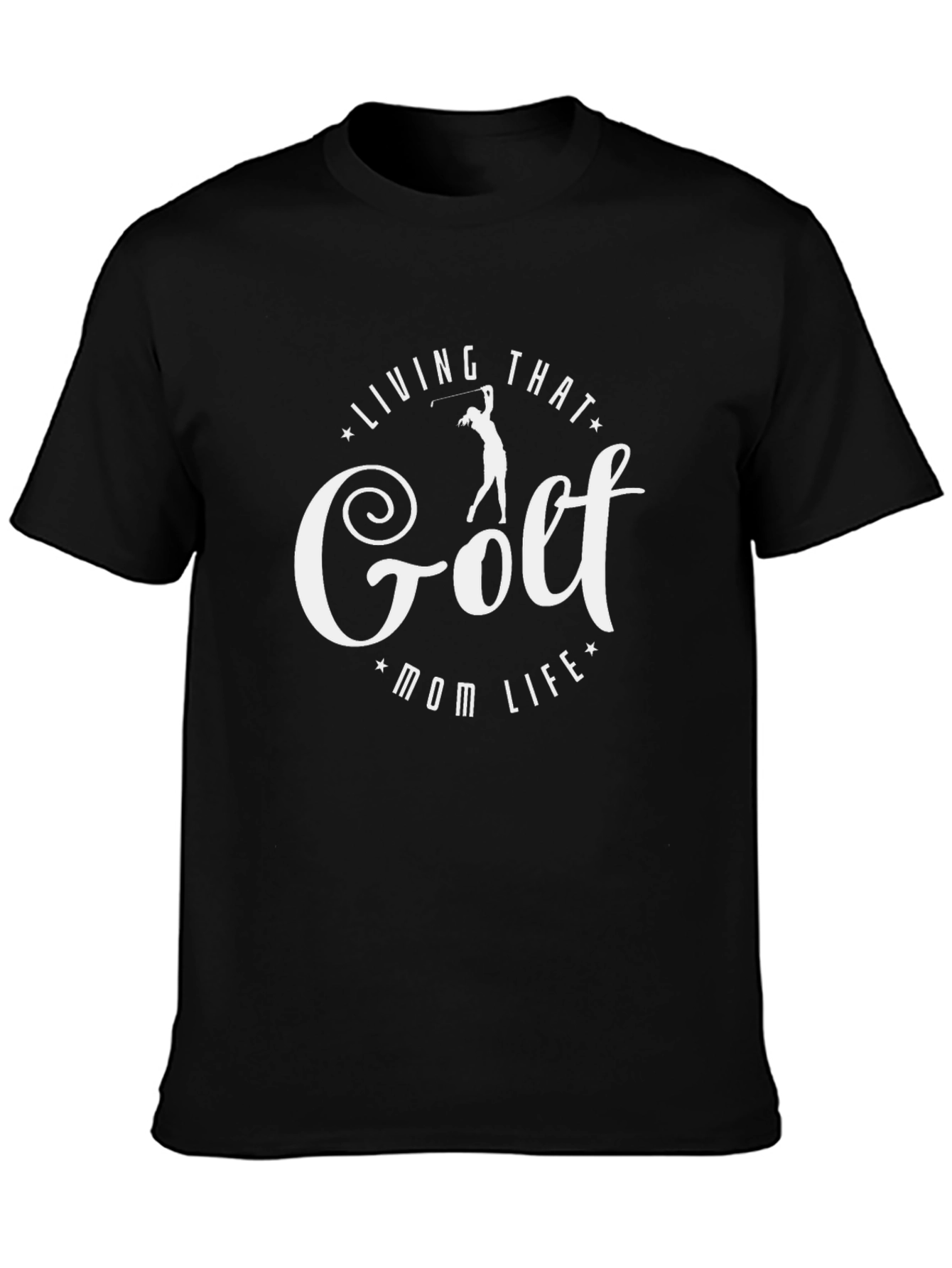 Golf Mom Life Tee - Trendy Graphic T-Shirt