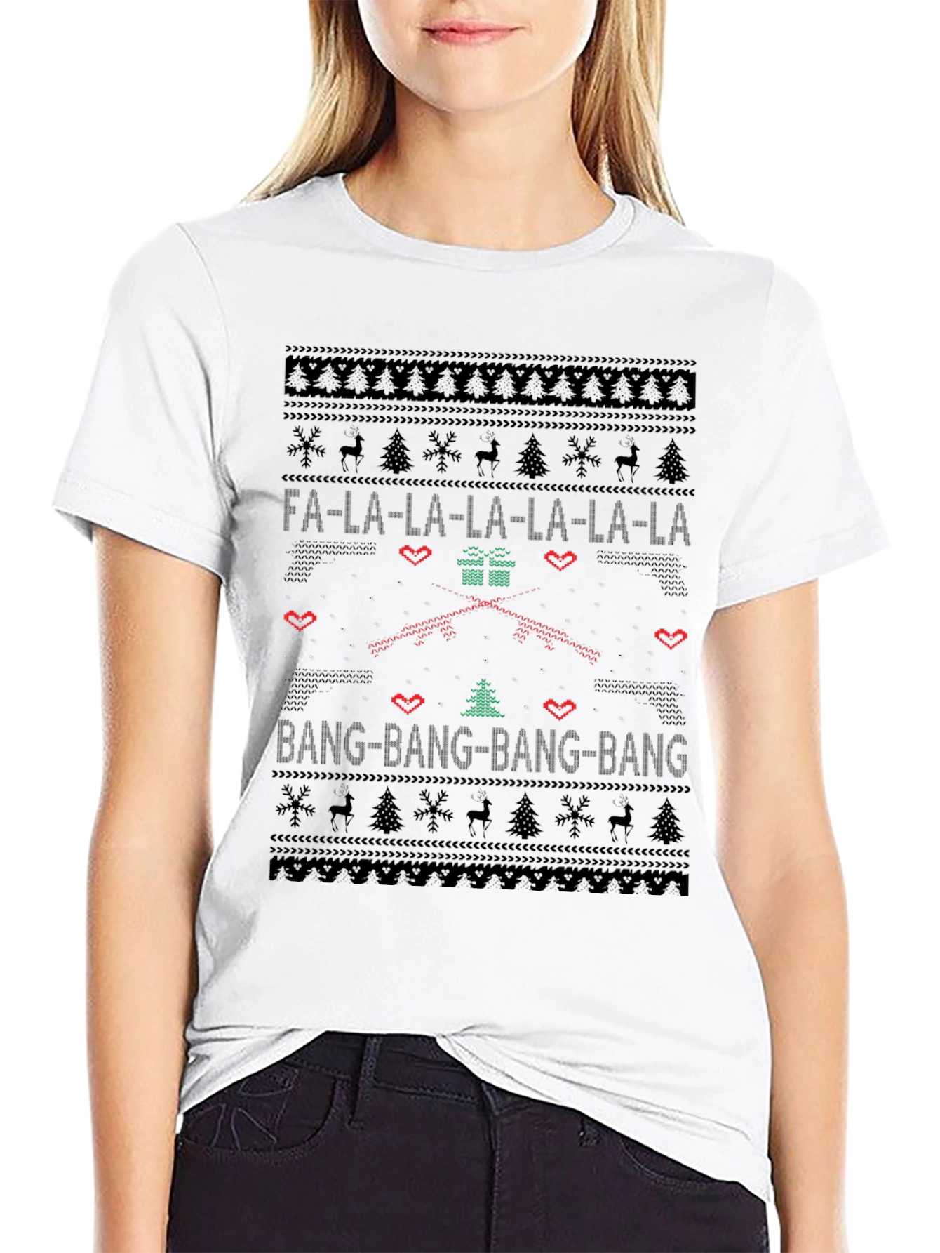 Fa La La Bang Bang Christmas T-Shirt