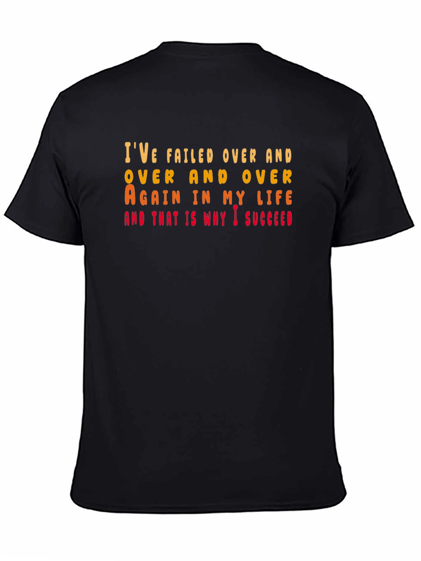 Motivational T-Shirt: Ive Failed Over and Over