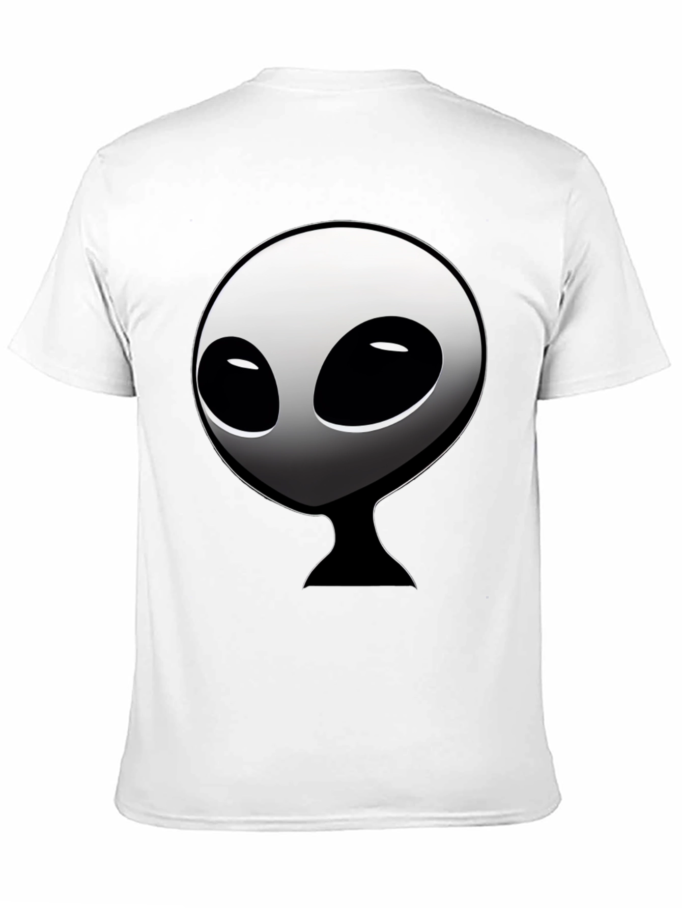 Alien Graphic Tee - Black Crew Neck T-Shirt