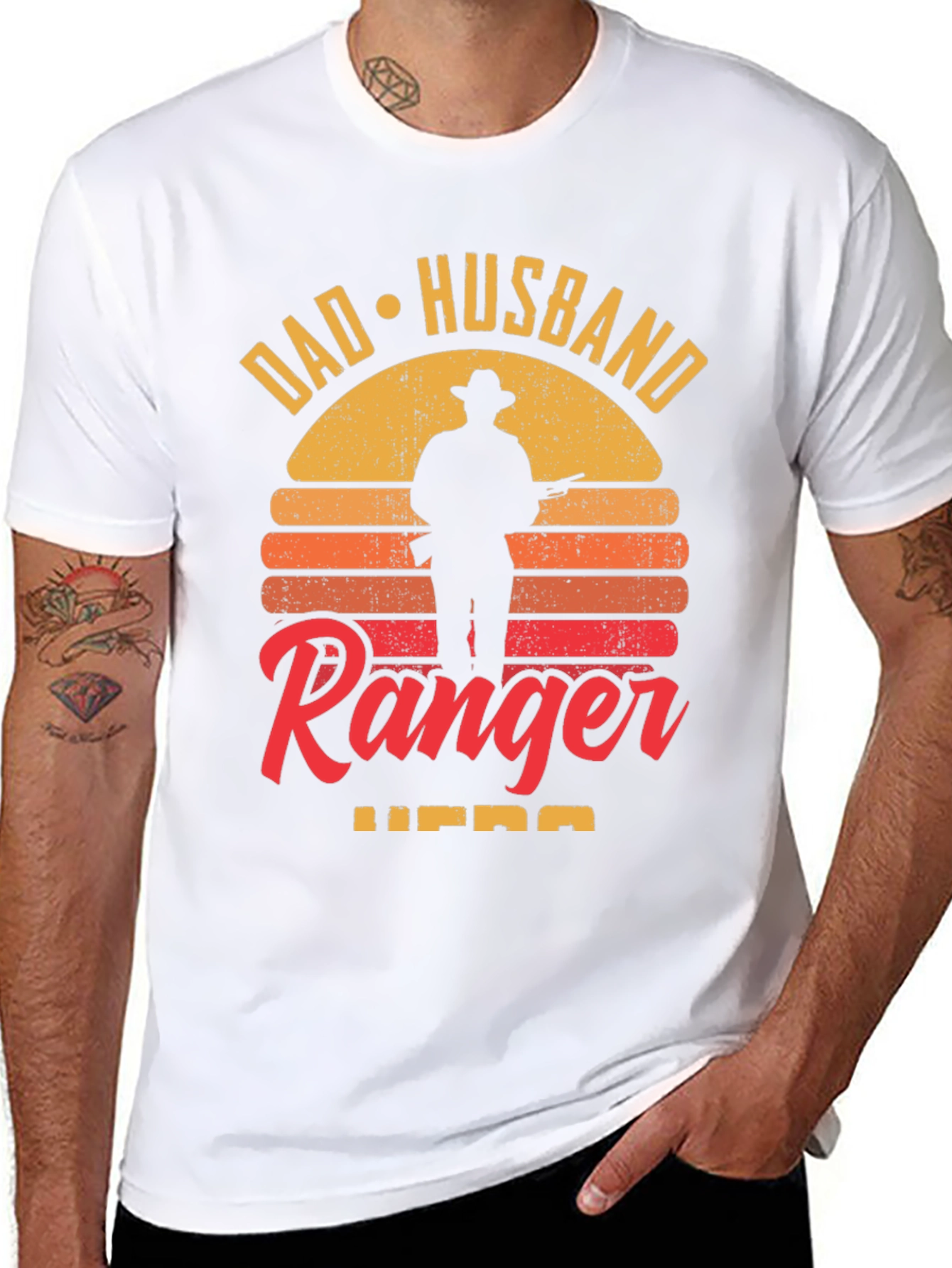 Dad Husband Ranger Hero T-Shirt