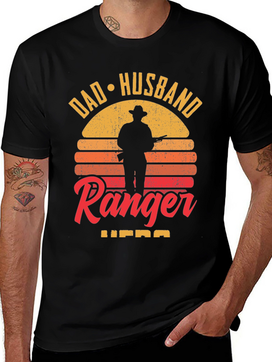 Dad Husband Ranger Hero T-Shirt