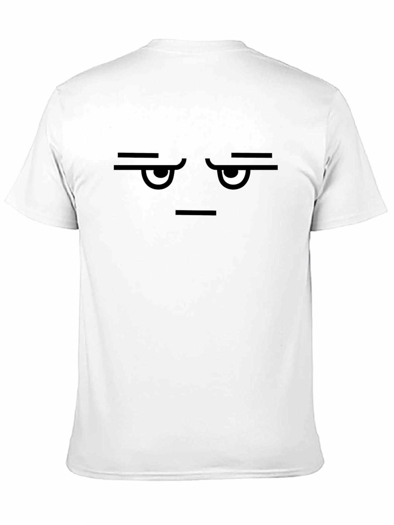 Grumpy Face Graphic Tee - Mens Black T-Shirt