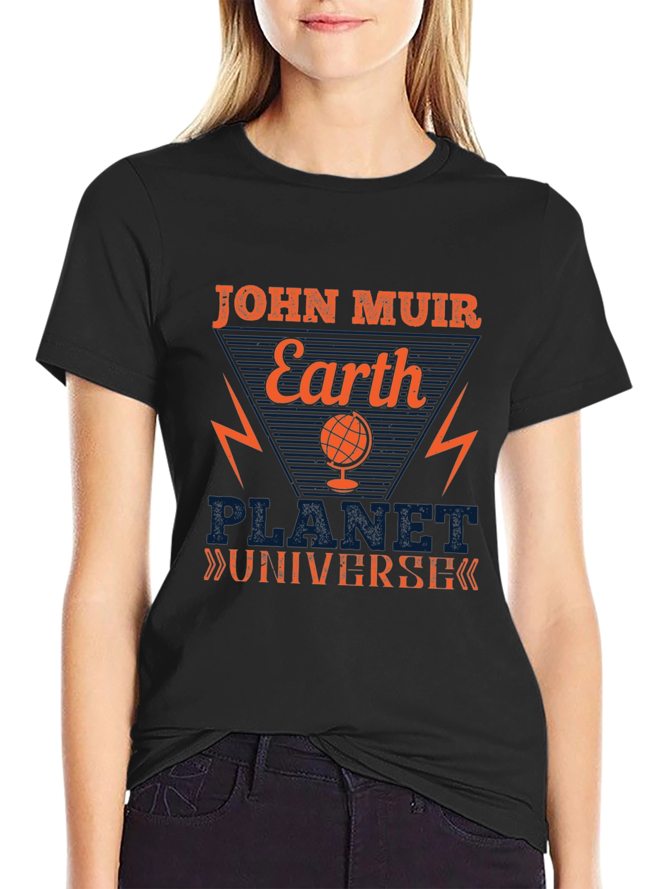 John Muir Earth Planet Universe Graphic Tee
