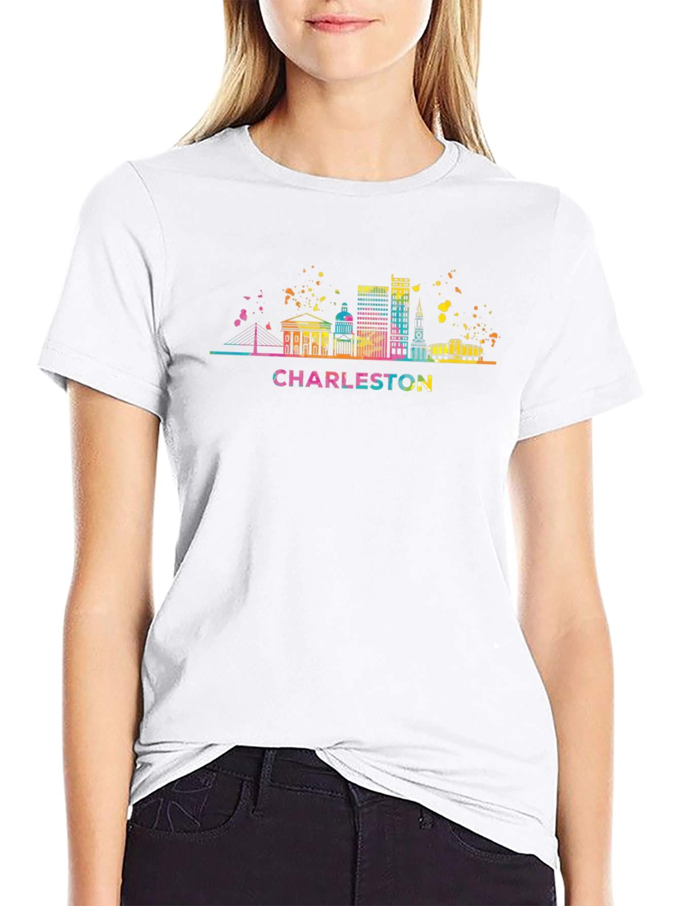 Charleston Skyline Graphic Tee