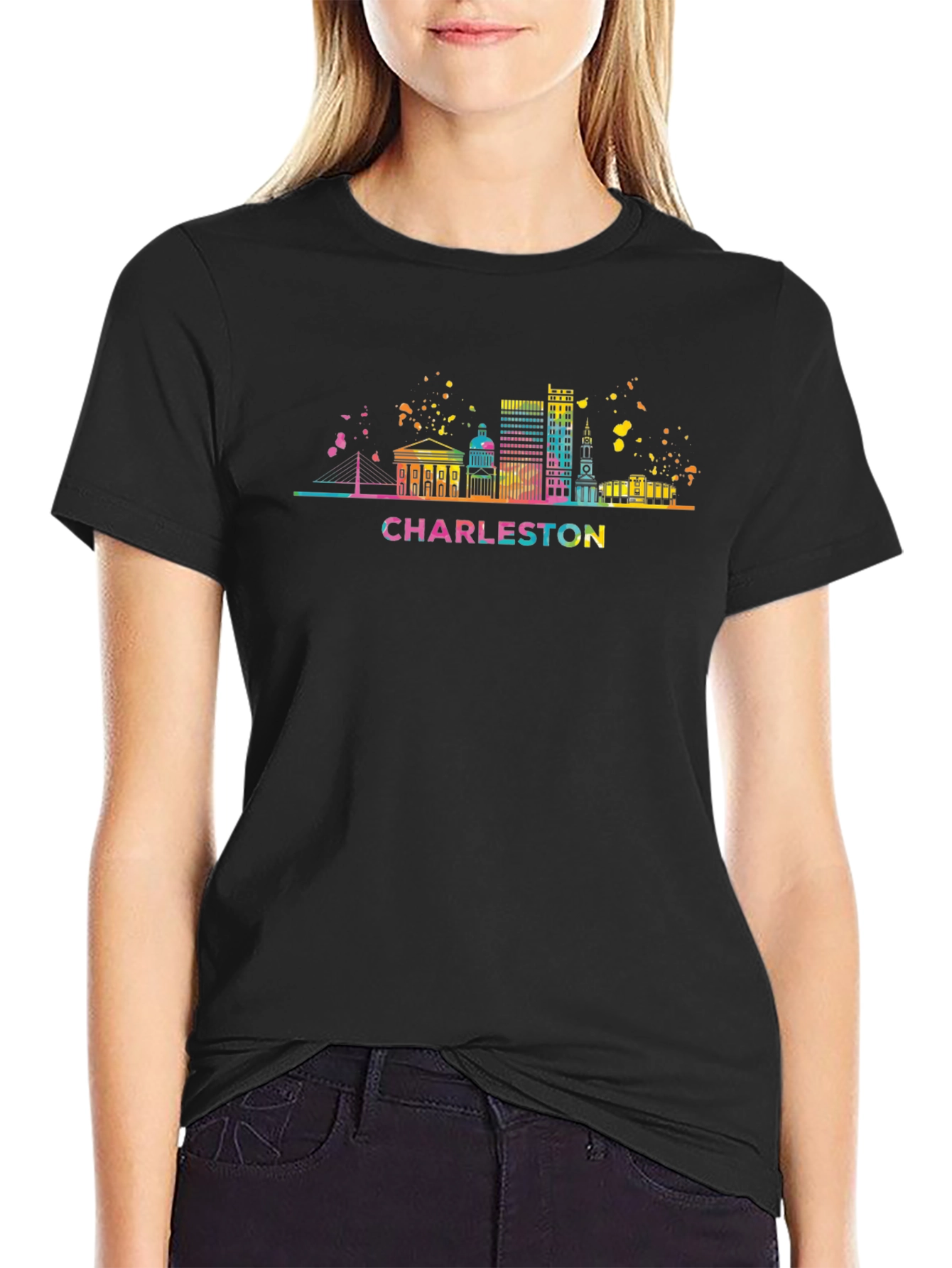 Charleston Skyline Graphic Tee