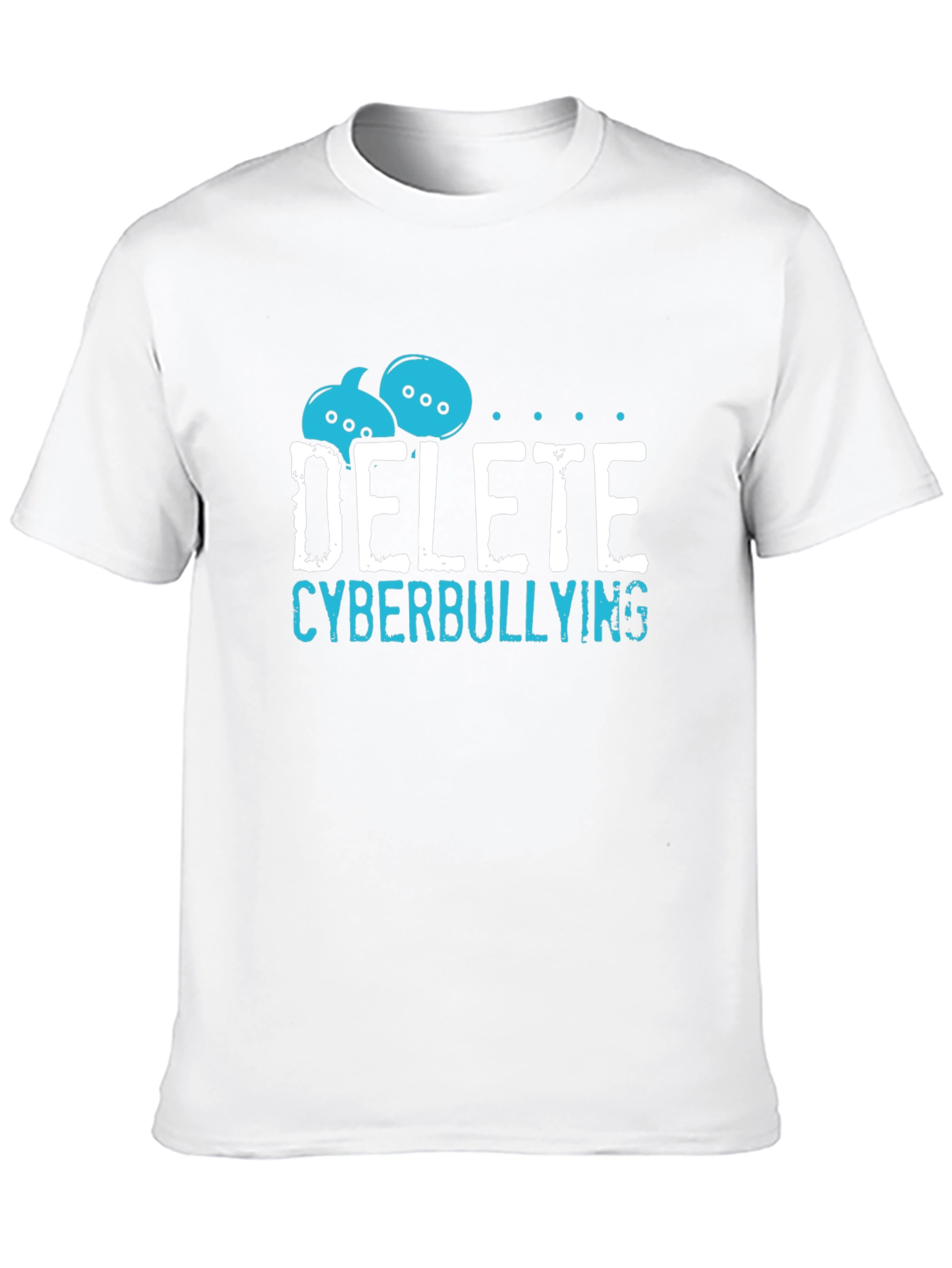 Delete Cyberbullying Graphic Tee - Unisex Anti-Bullying Shirt